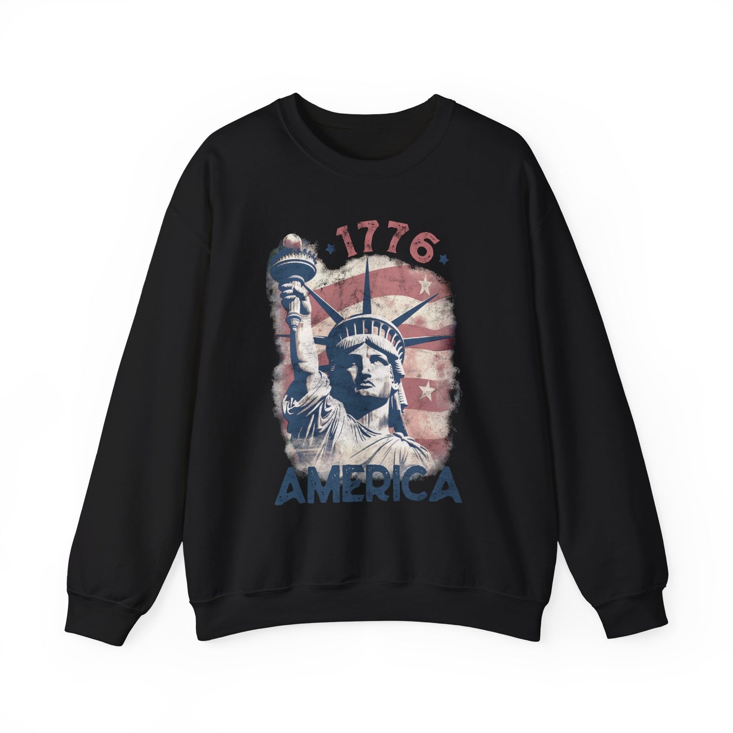 Statue of Liberty - 1776 America Sweatshirt