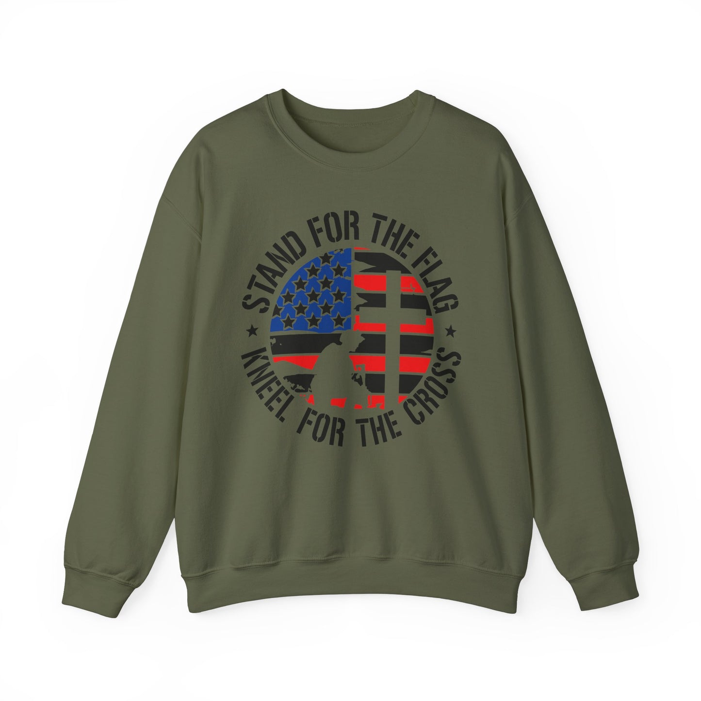Stand for the Flag Kneel for the Cross Sweatshirt