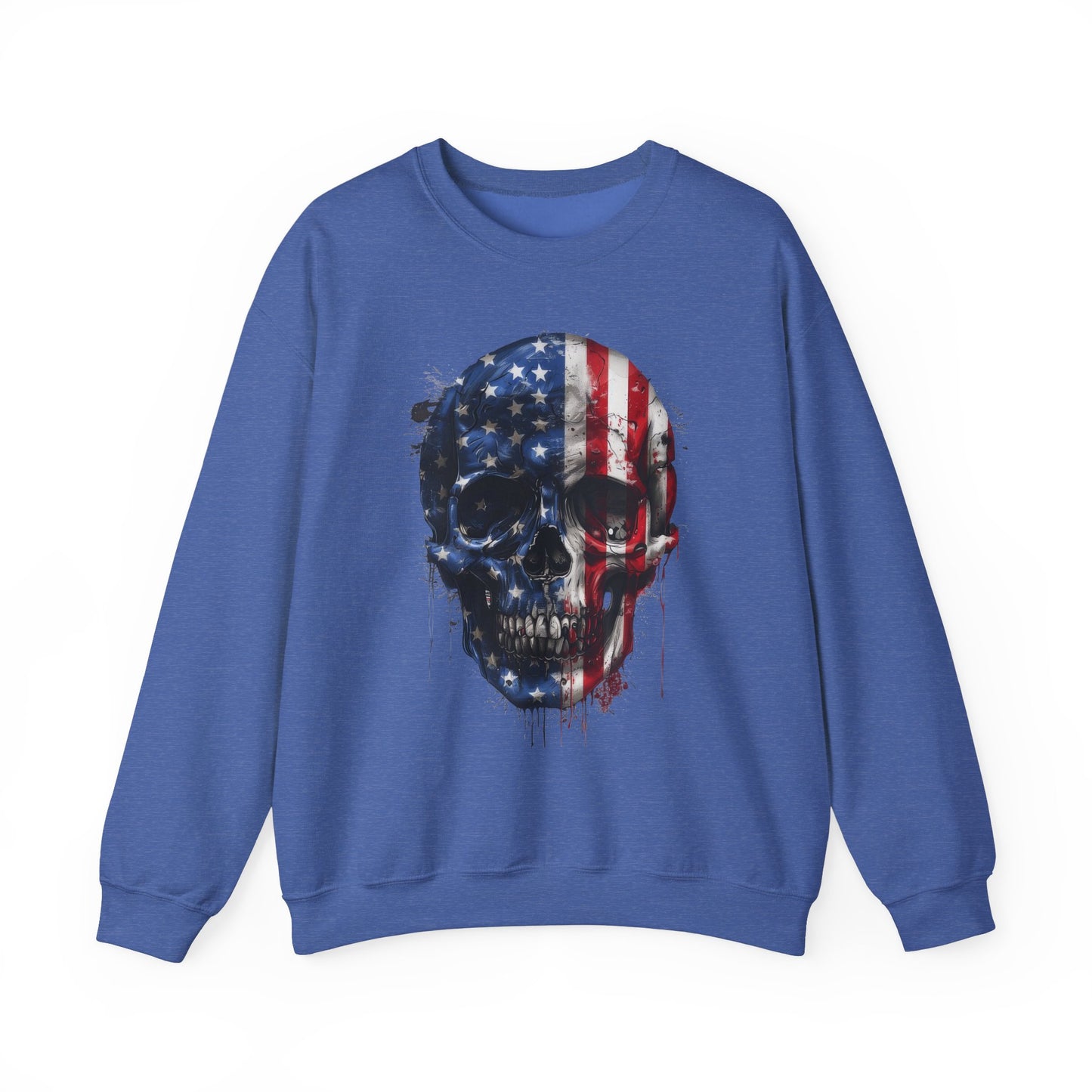 USA Flag Skull #2 Sweatshirt