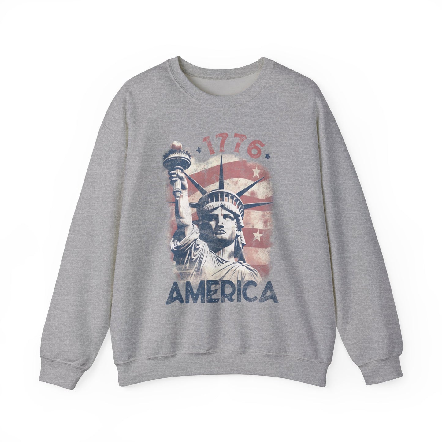 Statue of Liberty - 1776 America Sweatshirt