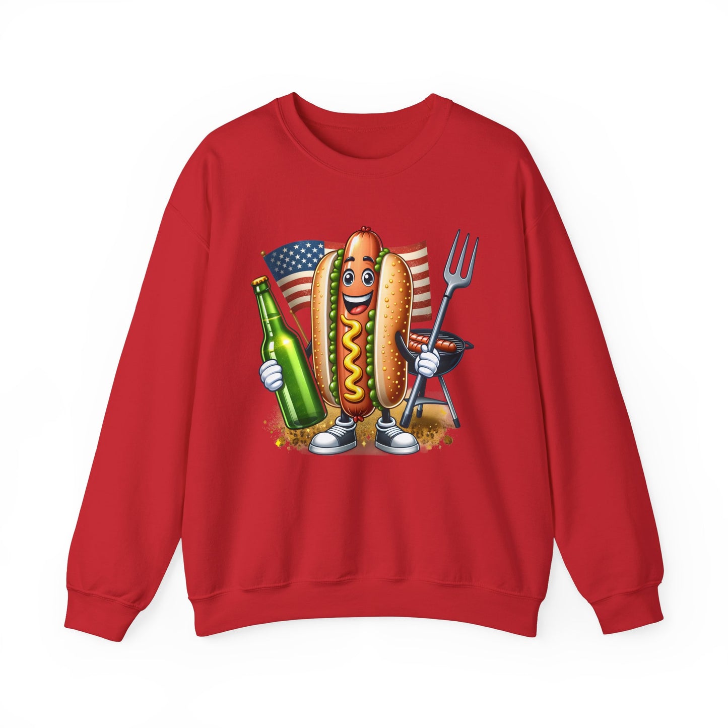 Hot Dog and a Beer Sweatshirt