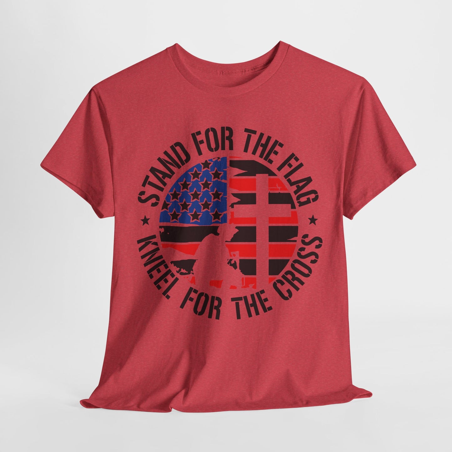 Stand for the Flag Kneel for the Cross T-Shirt