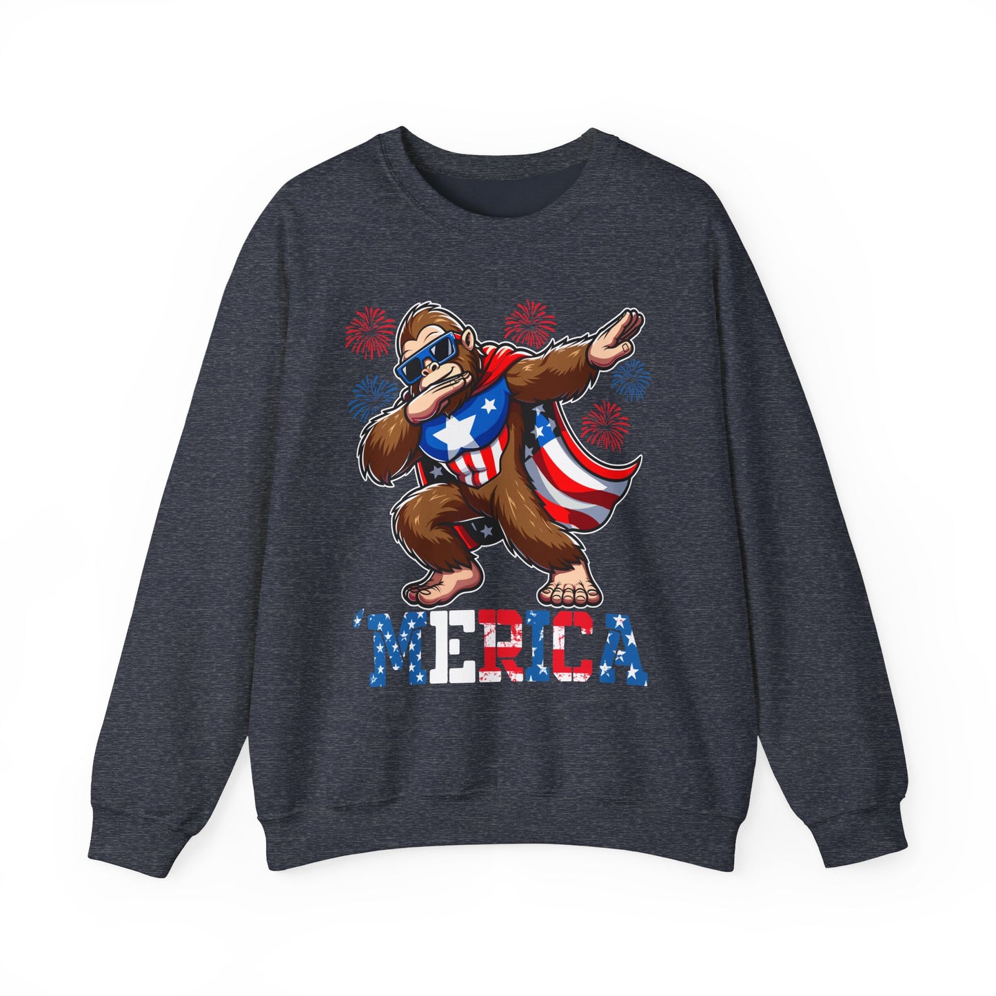 'Merica! Dabbin' Bigfoot Sweatshirt