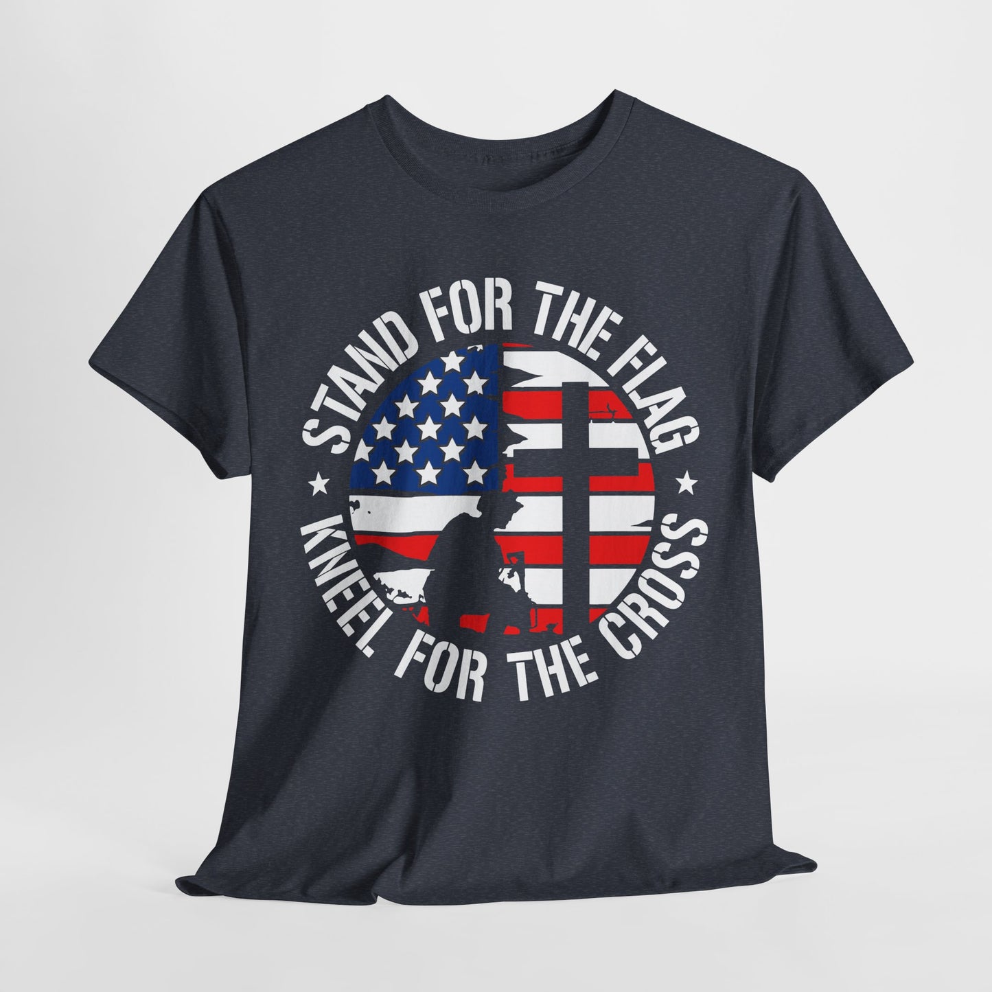 Stand for the Flag Kneel for the Cross T-Shirt