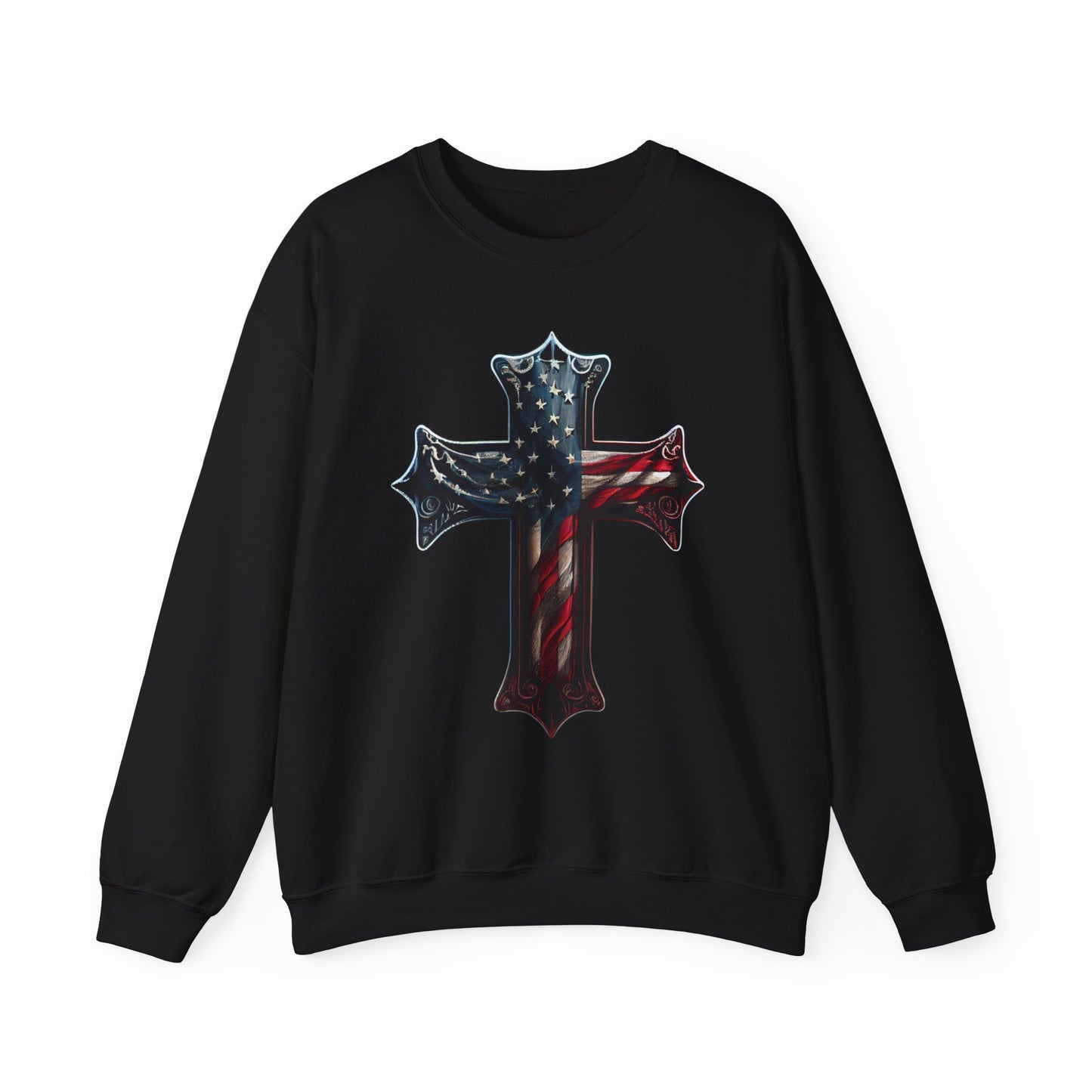 American Flag Cross #2 Sweatshirt