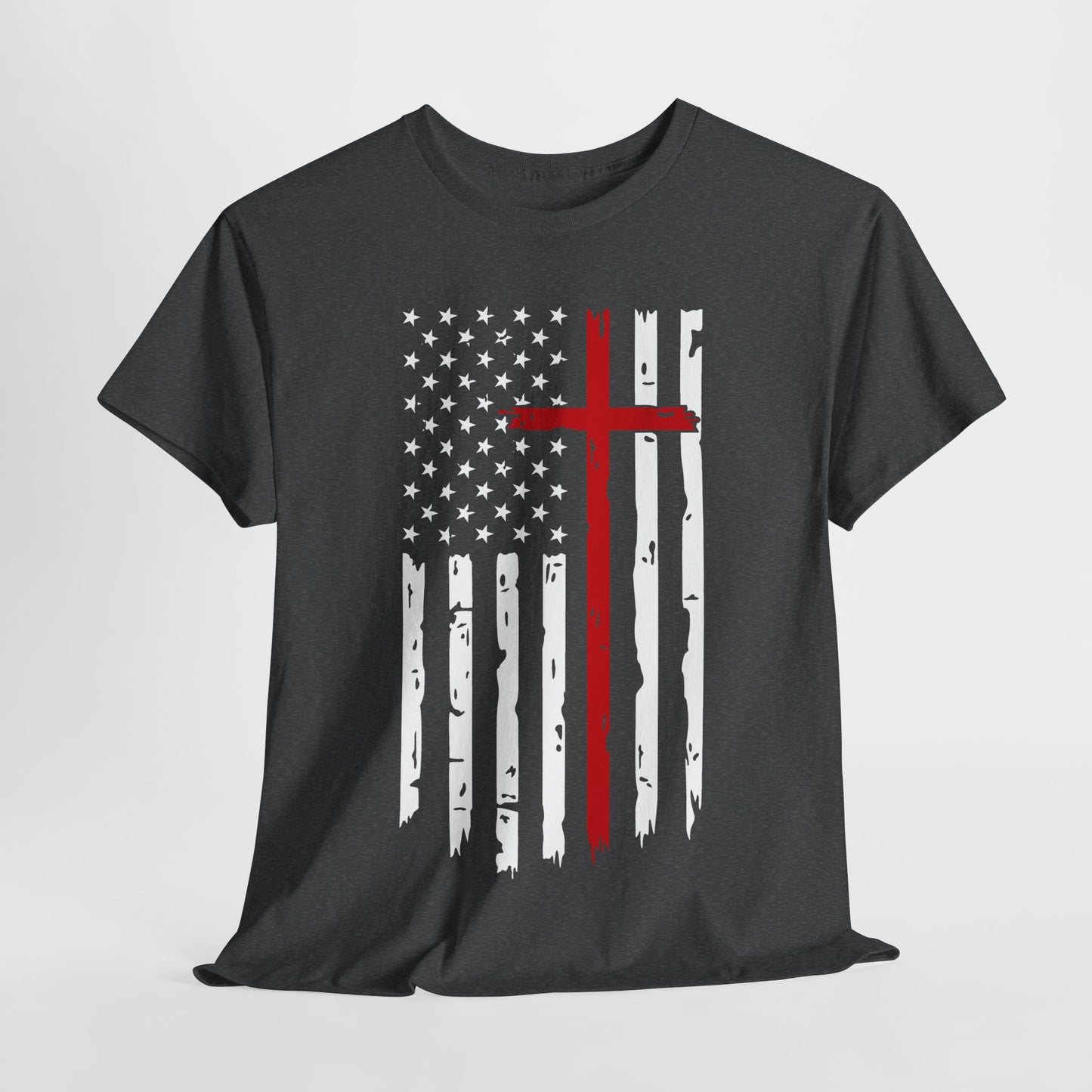 Thin Red Line Cross - Fire Fighters T-Shirt
