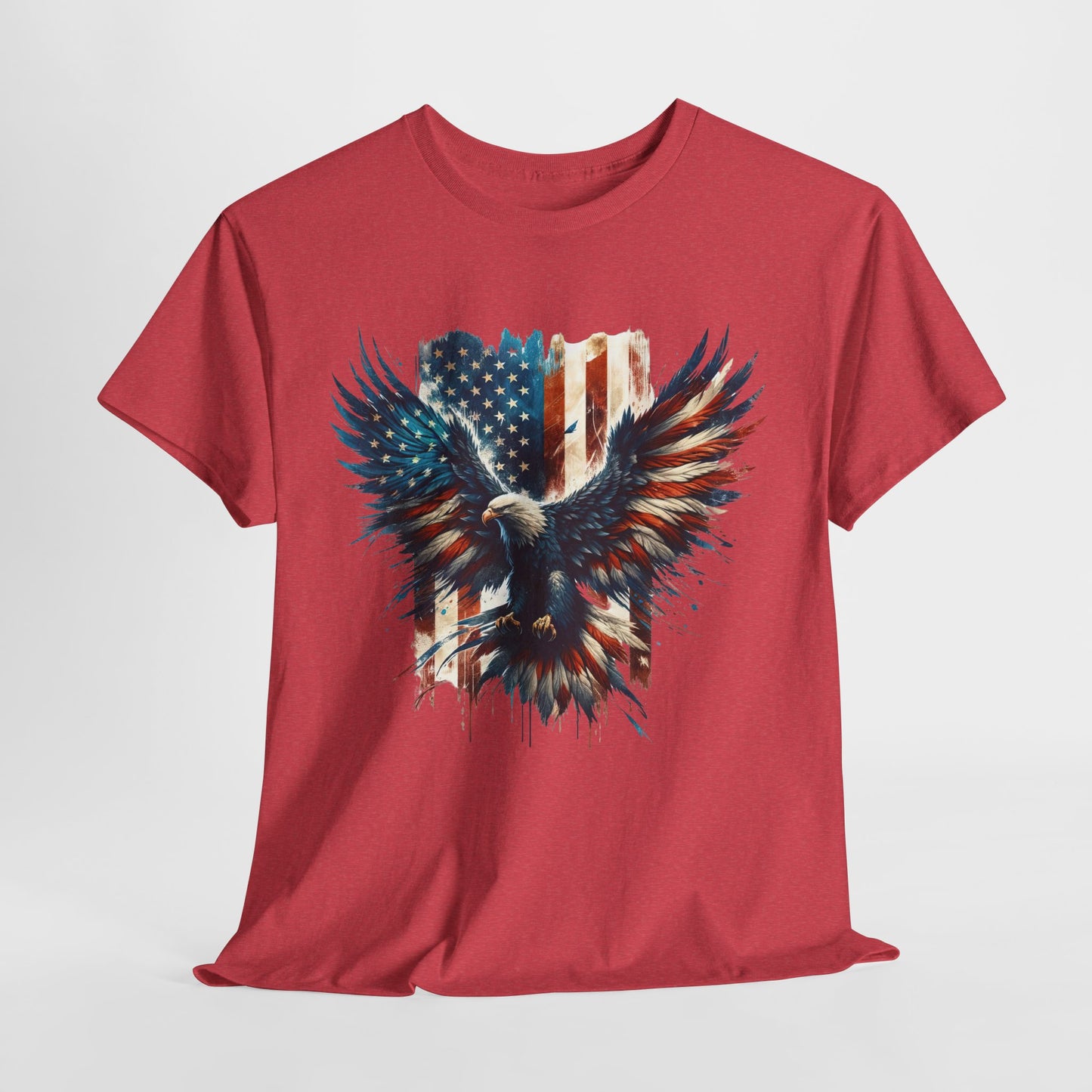 Bald Eagle with Flag #2 T-Shirt