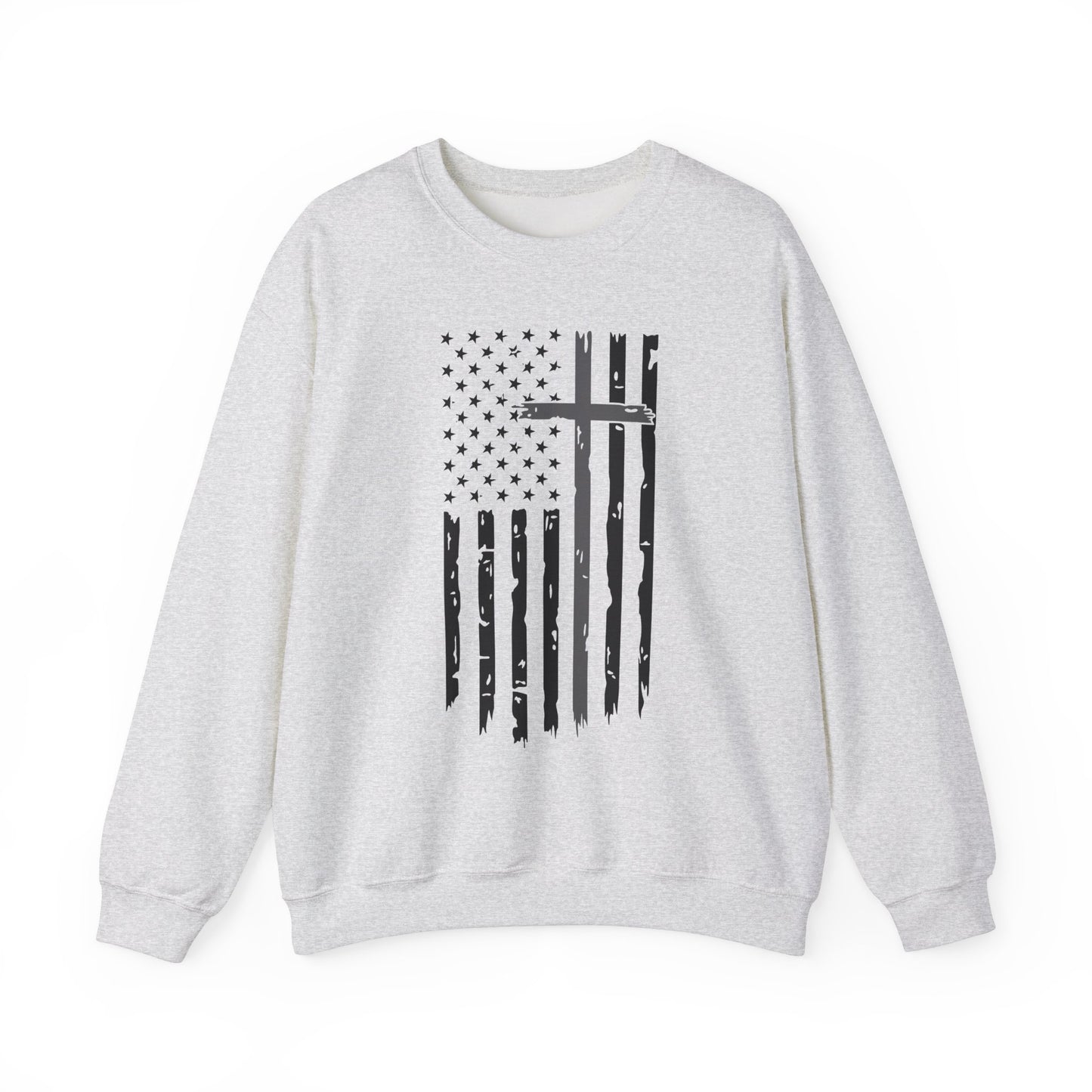 Thin Gray Line Cross - Corrections Sweatshirt
