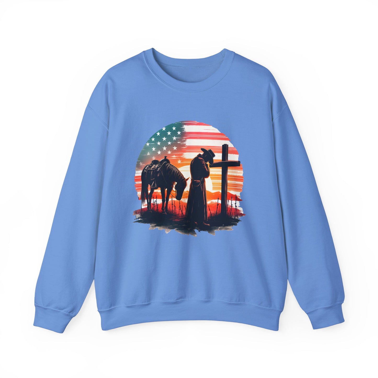 Cowboy Traveler at Cross Sweatshirt