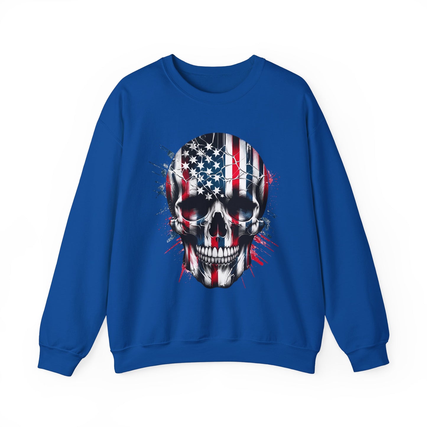 USA Flag Skull #1 Sweatshirt