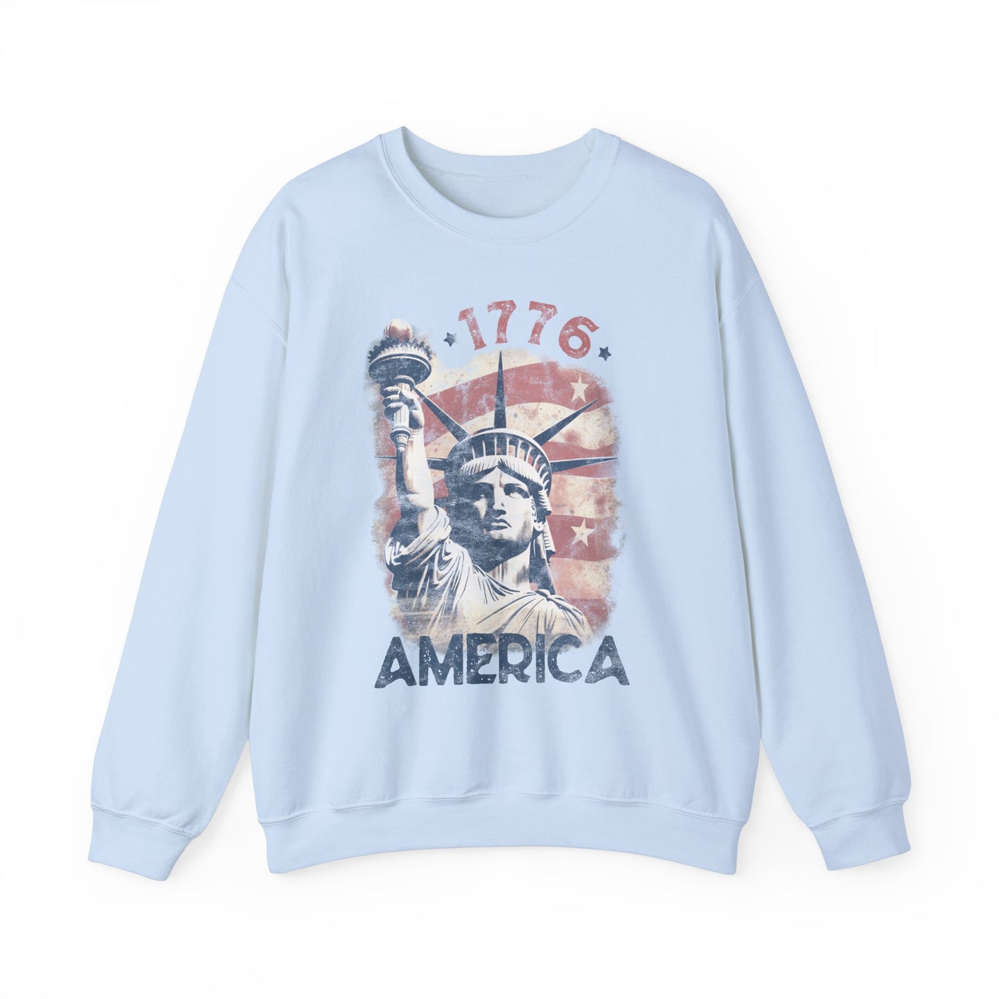 Statue of Liberty - 1776 America Sweatshirt