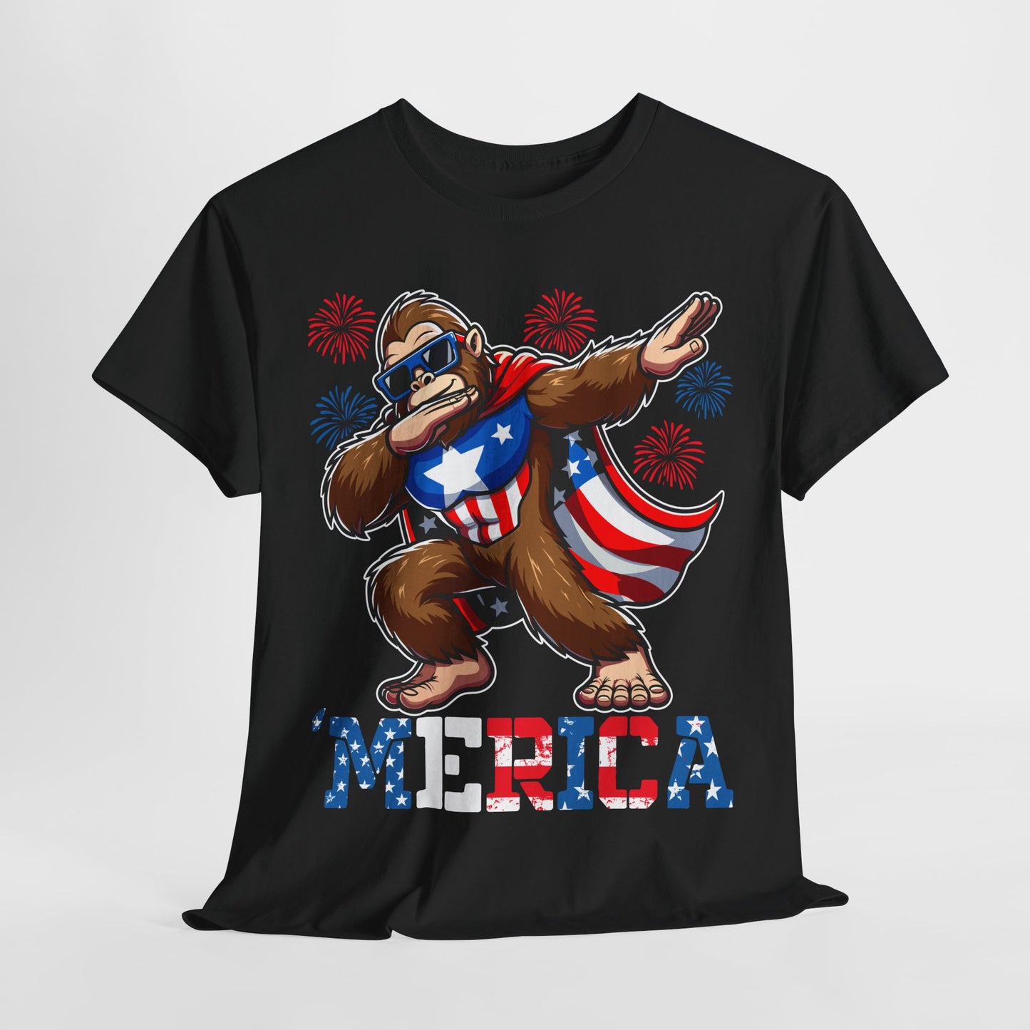 'Merica! Dabbin' Bigfoot T-Shirt