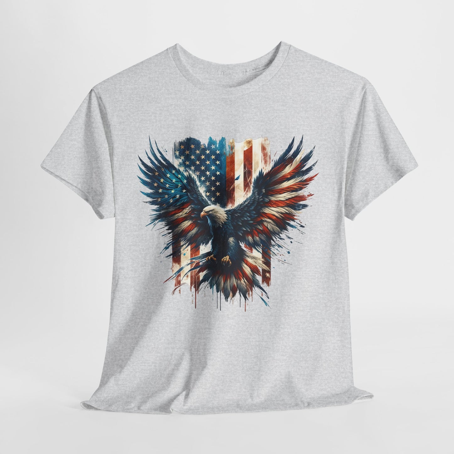 Bald Eagle with Flag #2 T-Shirt