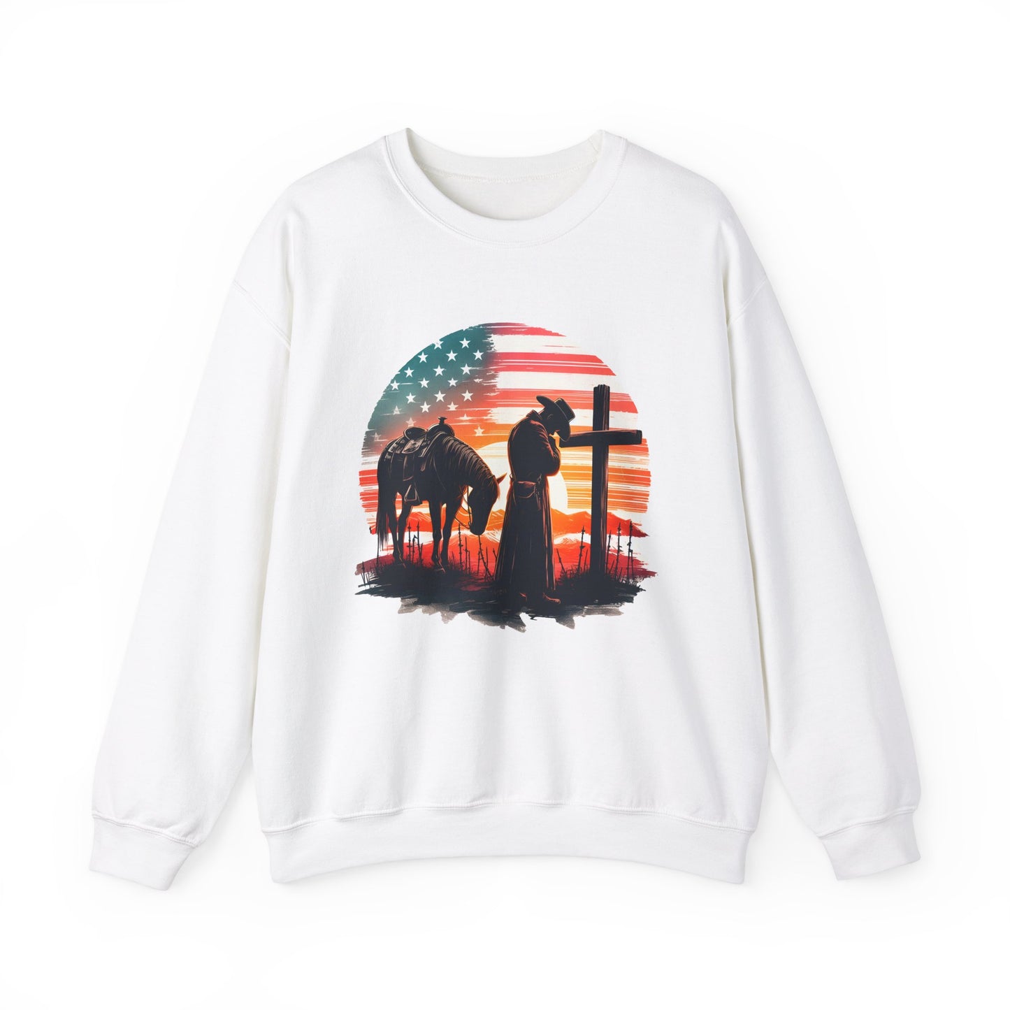 Cowboy Traveler at Cross Sweatshirt