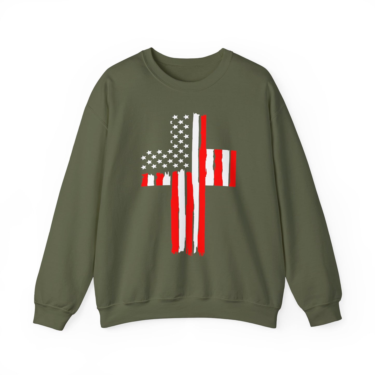 American Flag Cross #1 Sweatshirt