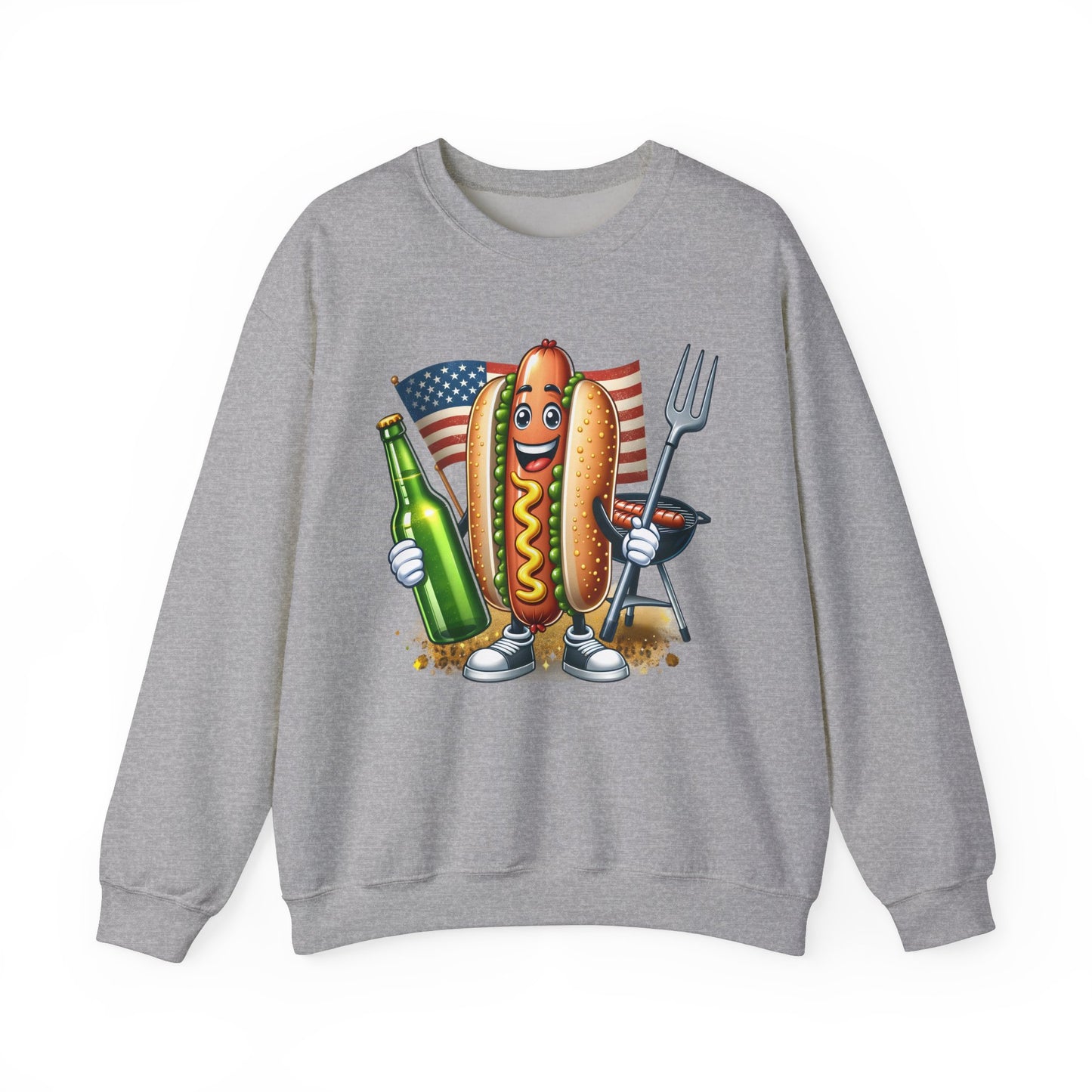 Hot Dog and a Beer Sweatshirt