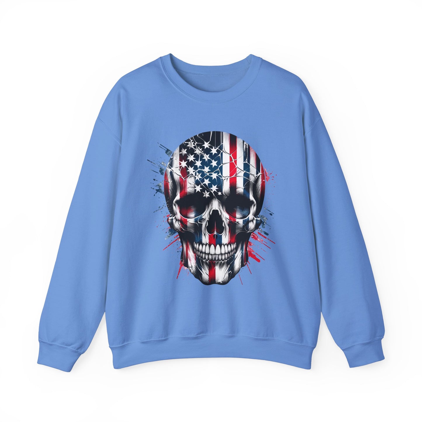 USA Flag Skull #1 Sweatshirt