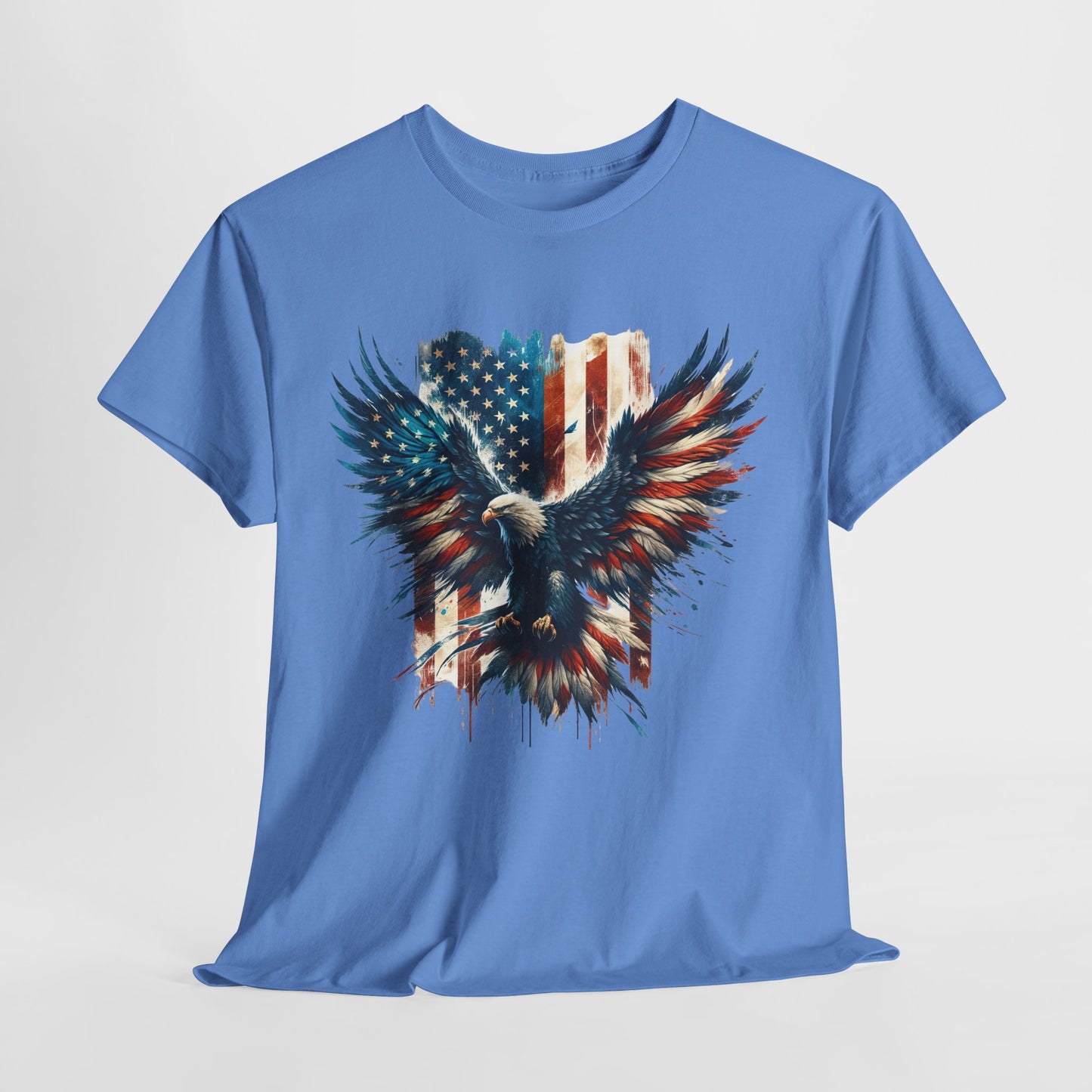 Bald Eagle with Flag #2 T-Shirt