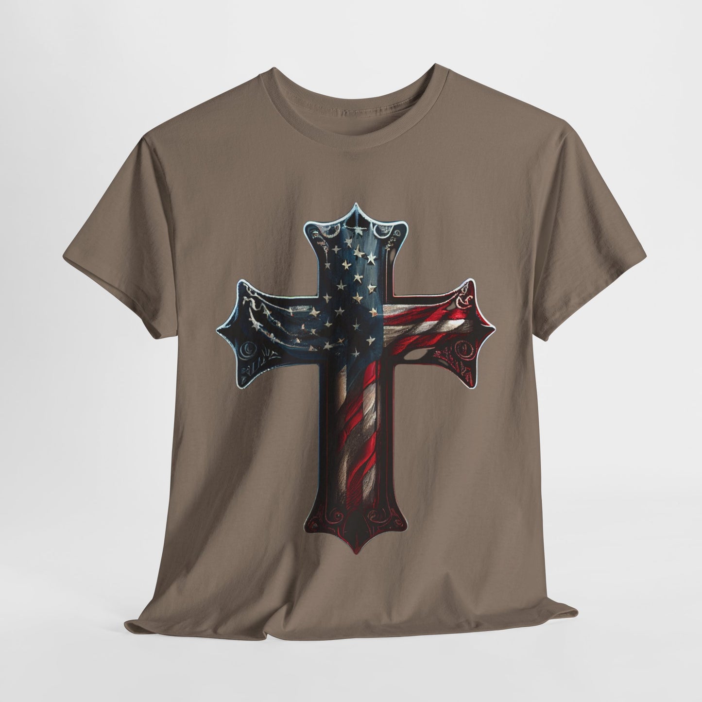American Flag Cross #2 T-Shirt