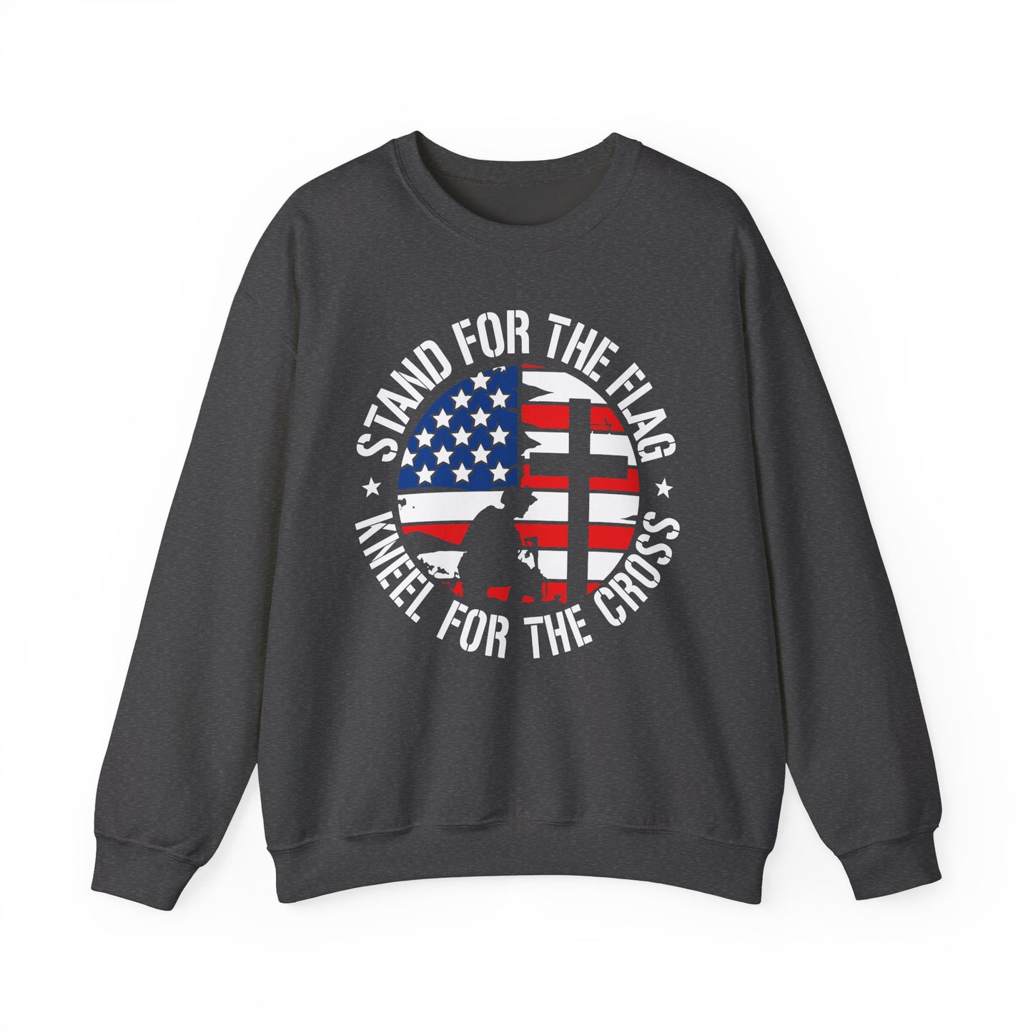 Stand for the Flag Kneel for the Cross Sweatshirt