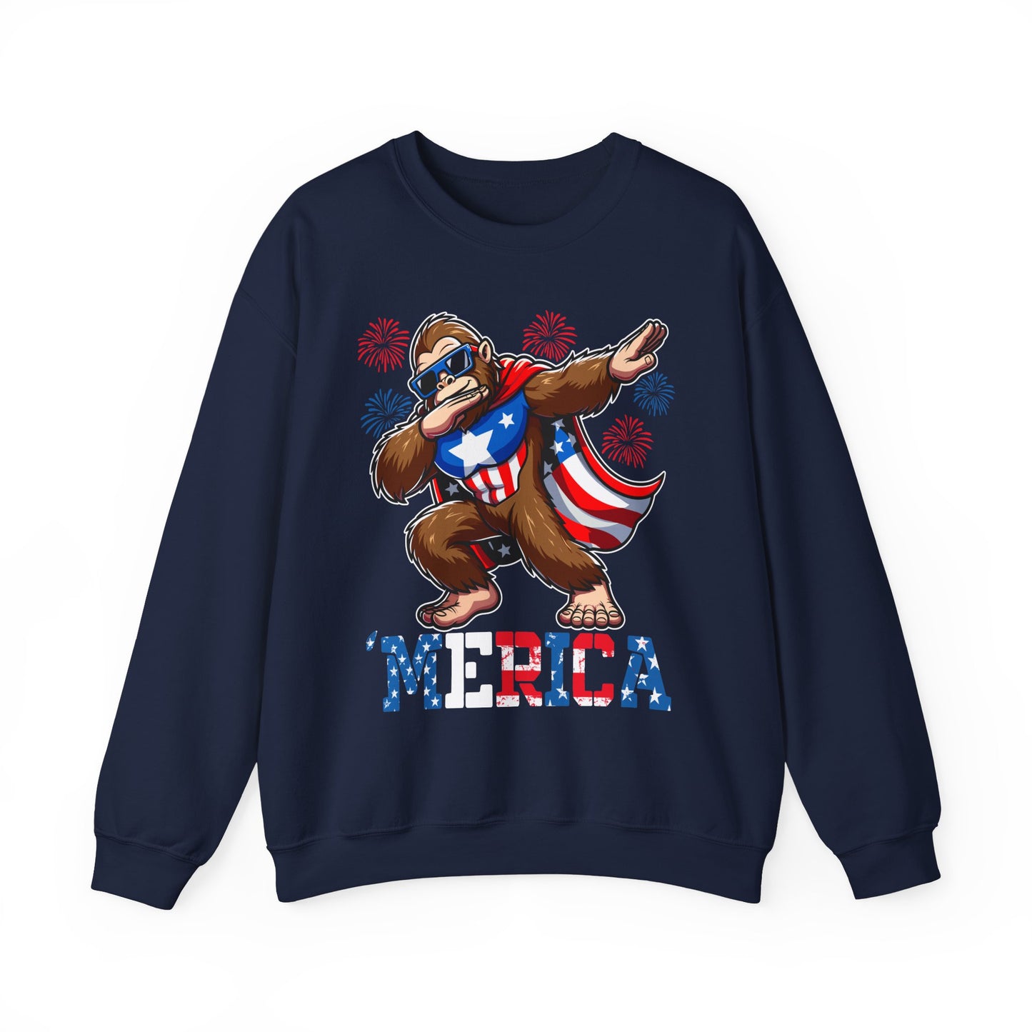 'Merica! Dabbin' Bigfoot Sweatshirt