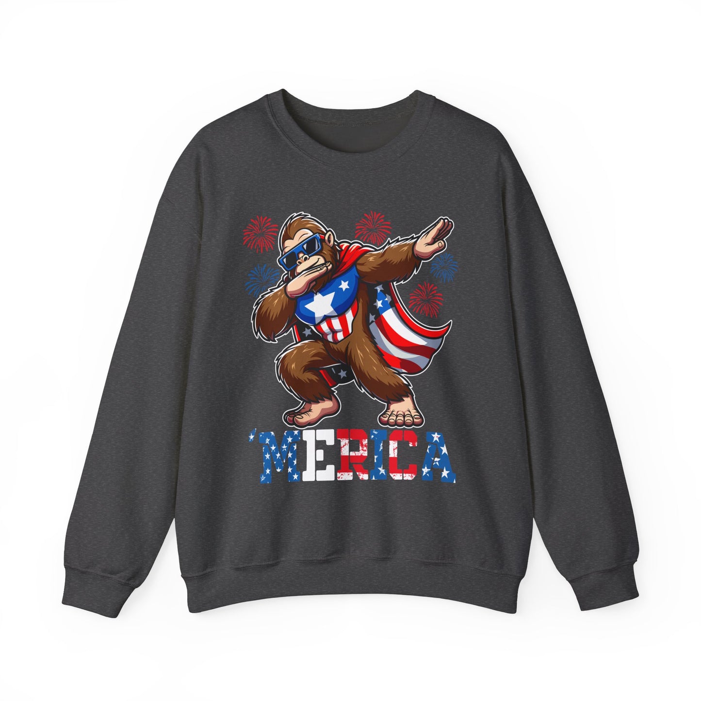 'Merica! Dabbin' Bigfoot Sweatshirt