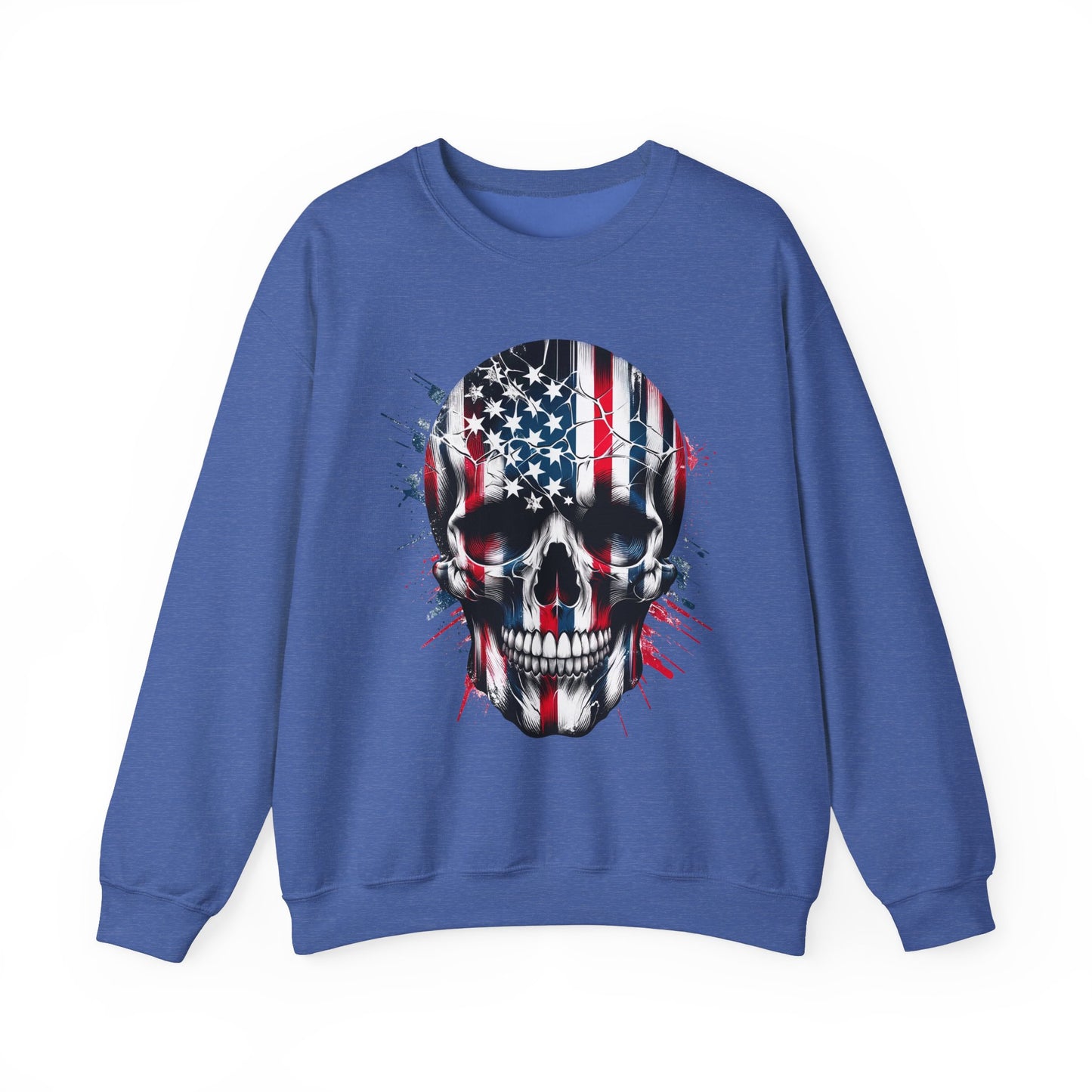 USA Flag Skull #1 Sweatshirt