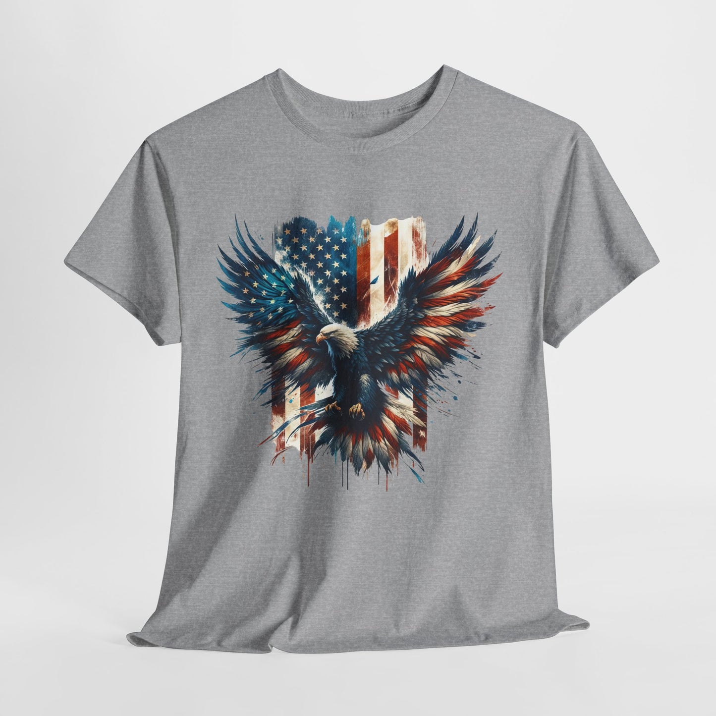 Bald Eagle with Flag #2 T-Shirt