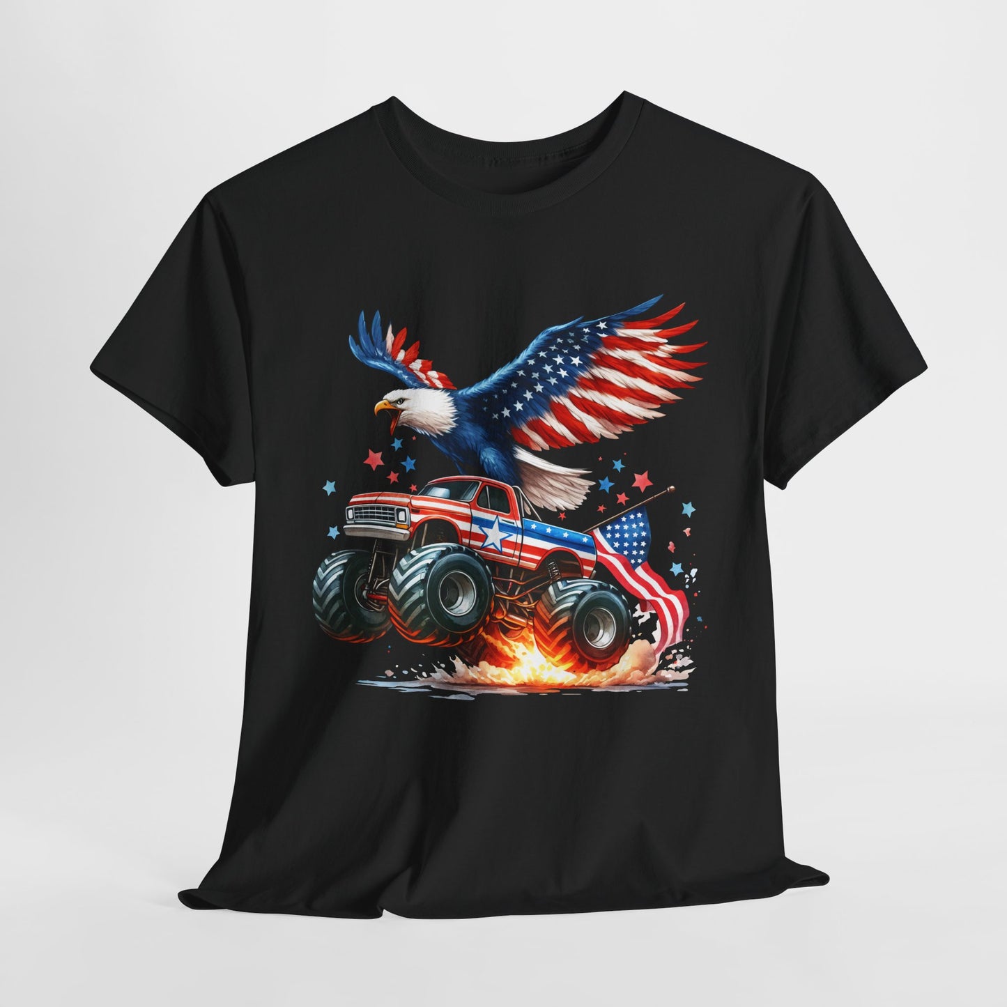 Eagle on a Monster Truck T-Shirt