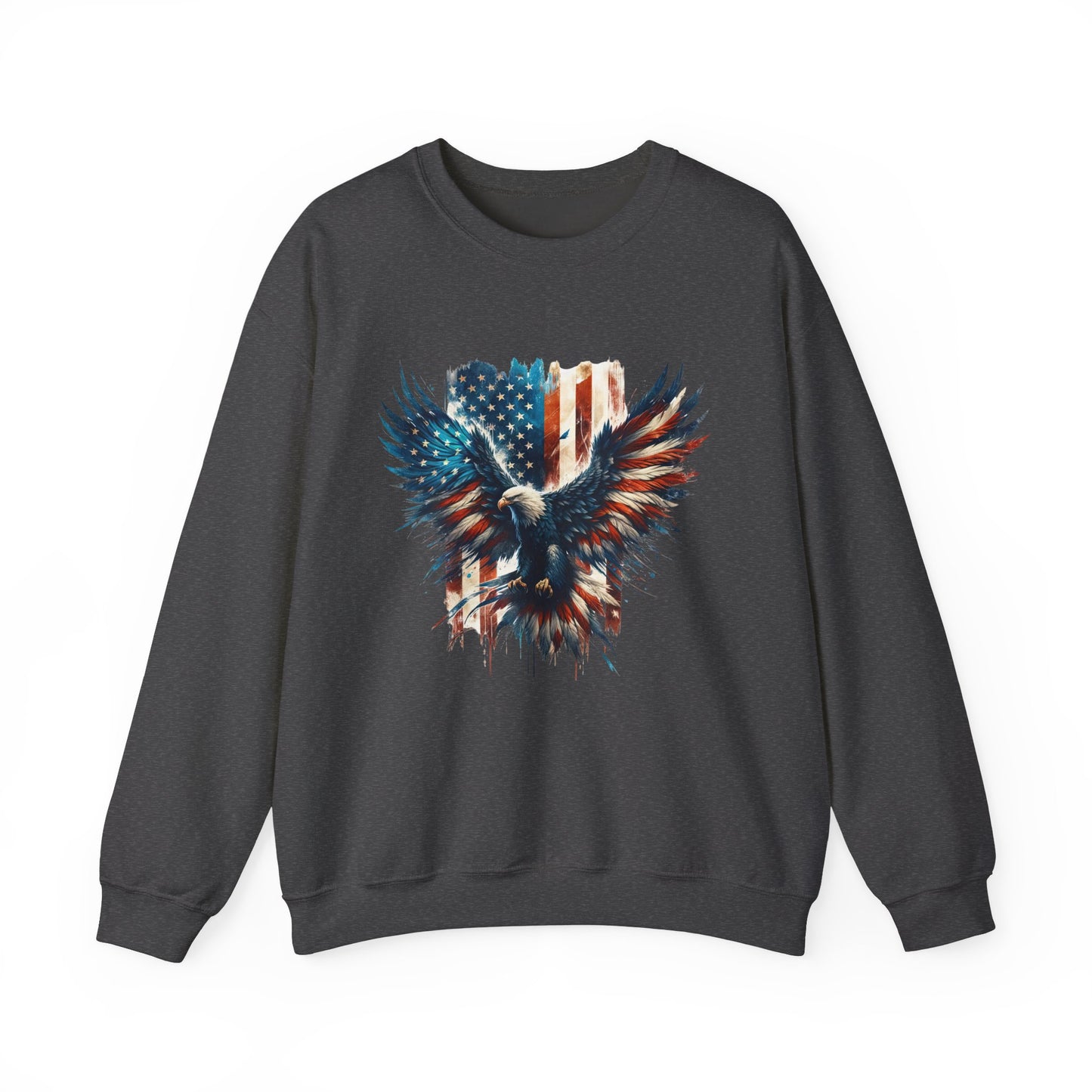 Bald Eagle with Flag #2 Sweatshirt