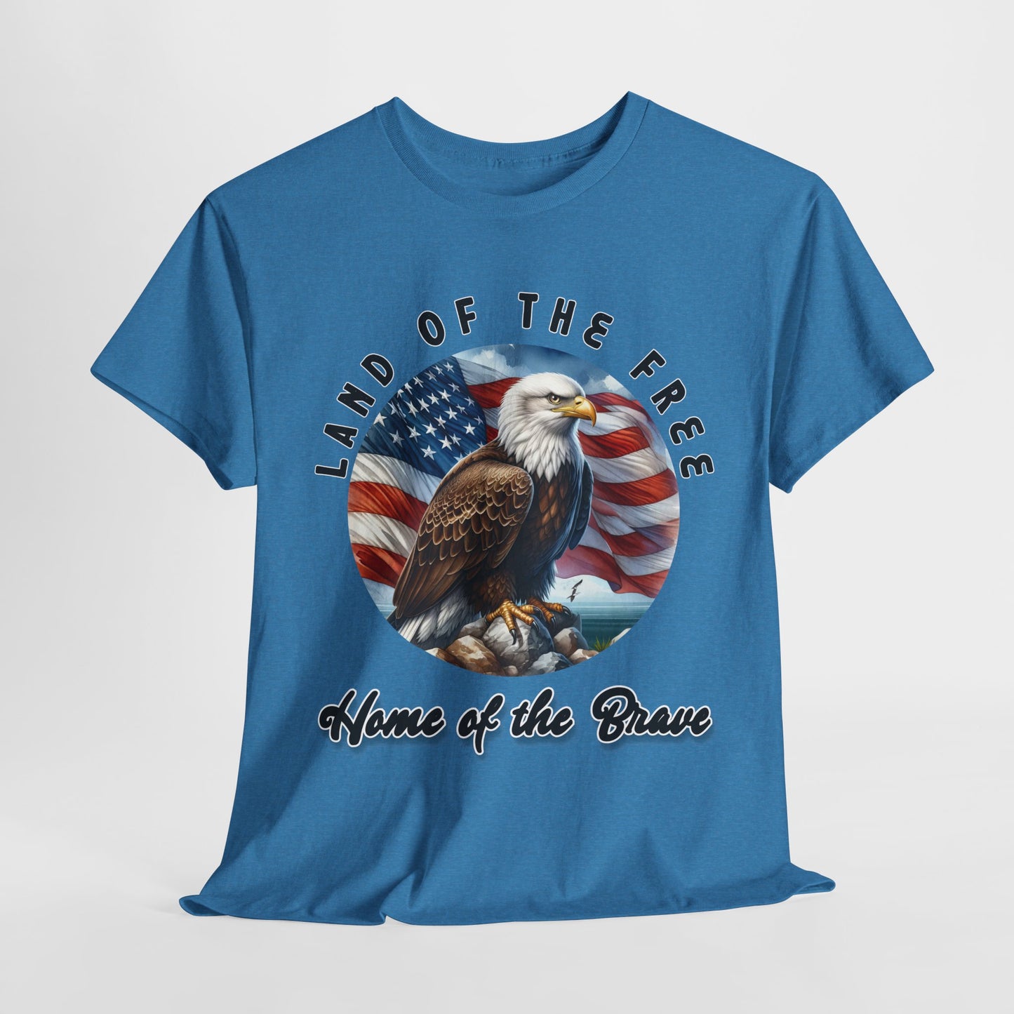 Land of the Free Home of the Brave Eagle T-Shirt