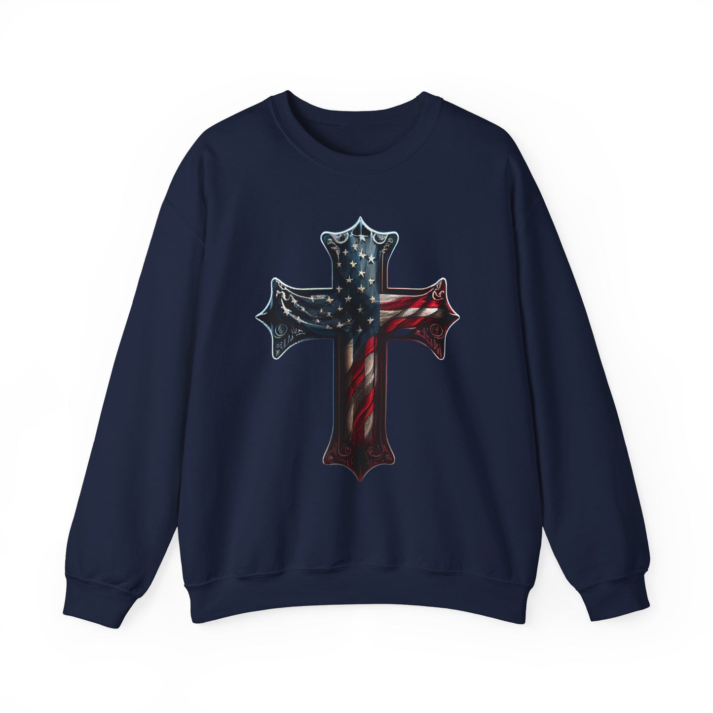 American Flag Cross #2 Sweatshirt