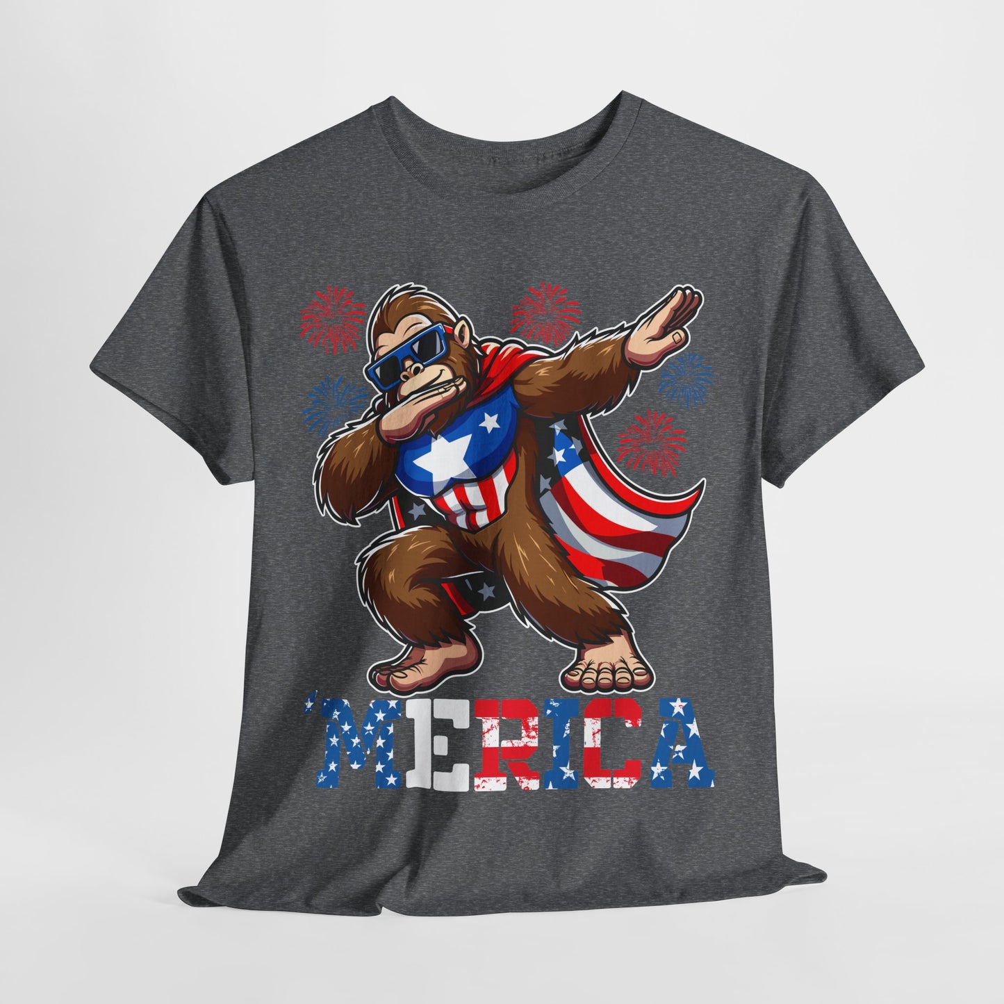 'Merica! Dabbin' Bigfoot T-Shirt