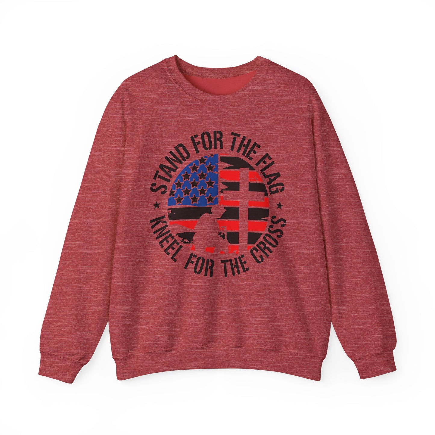 Stand for the Flag Kneel for the Cross Sweatshirt