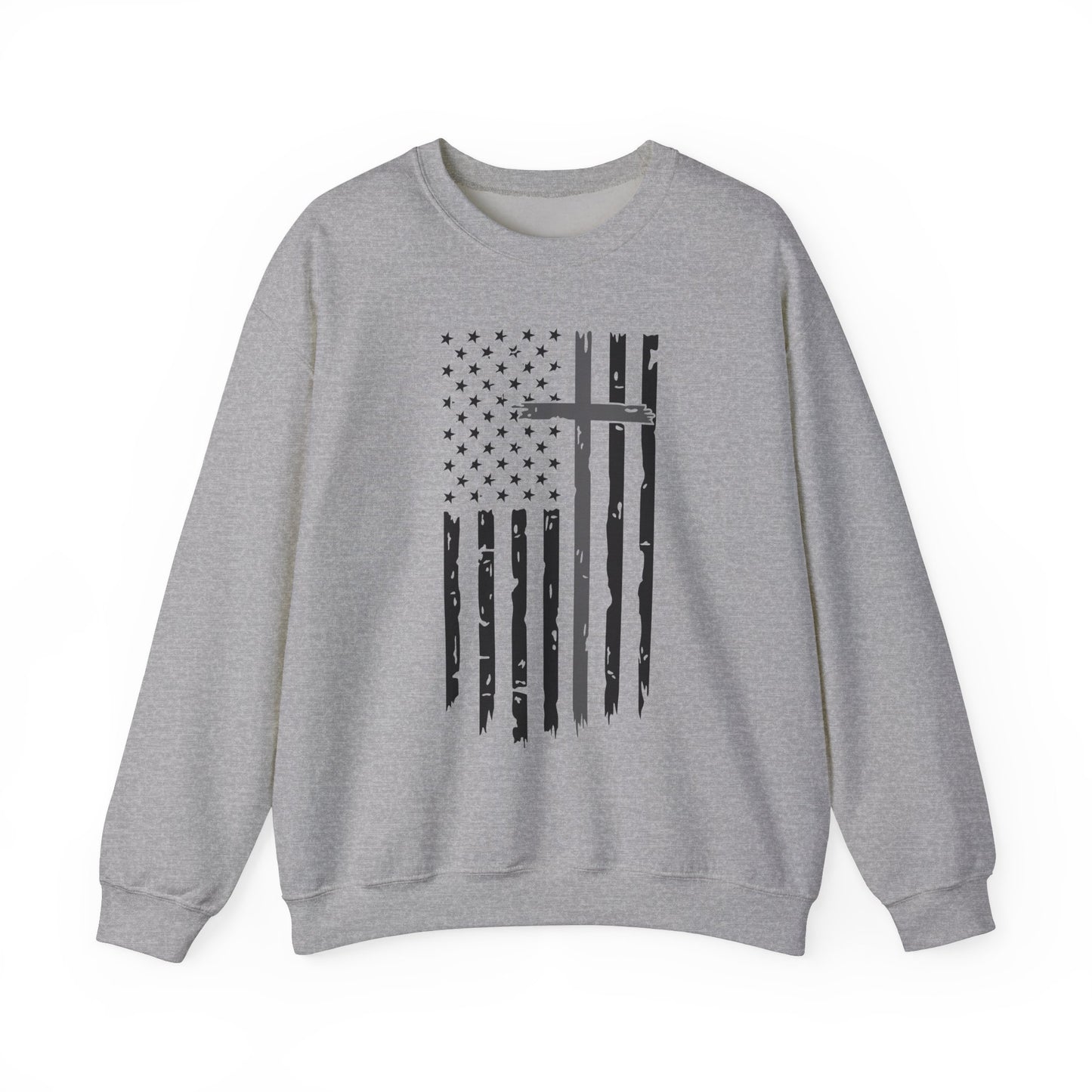 Thin Gray Line Cross - Corrections Sweatshirt