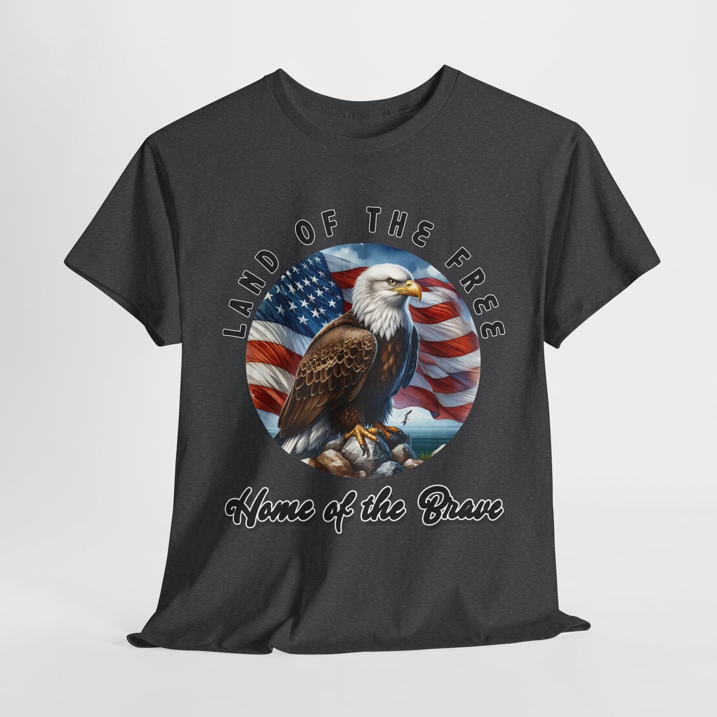 Land of the Free Home of the Brave Eagle T-Shirt