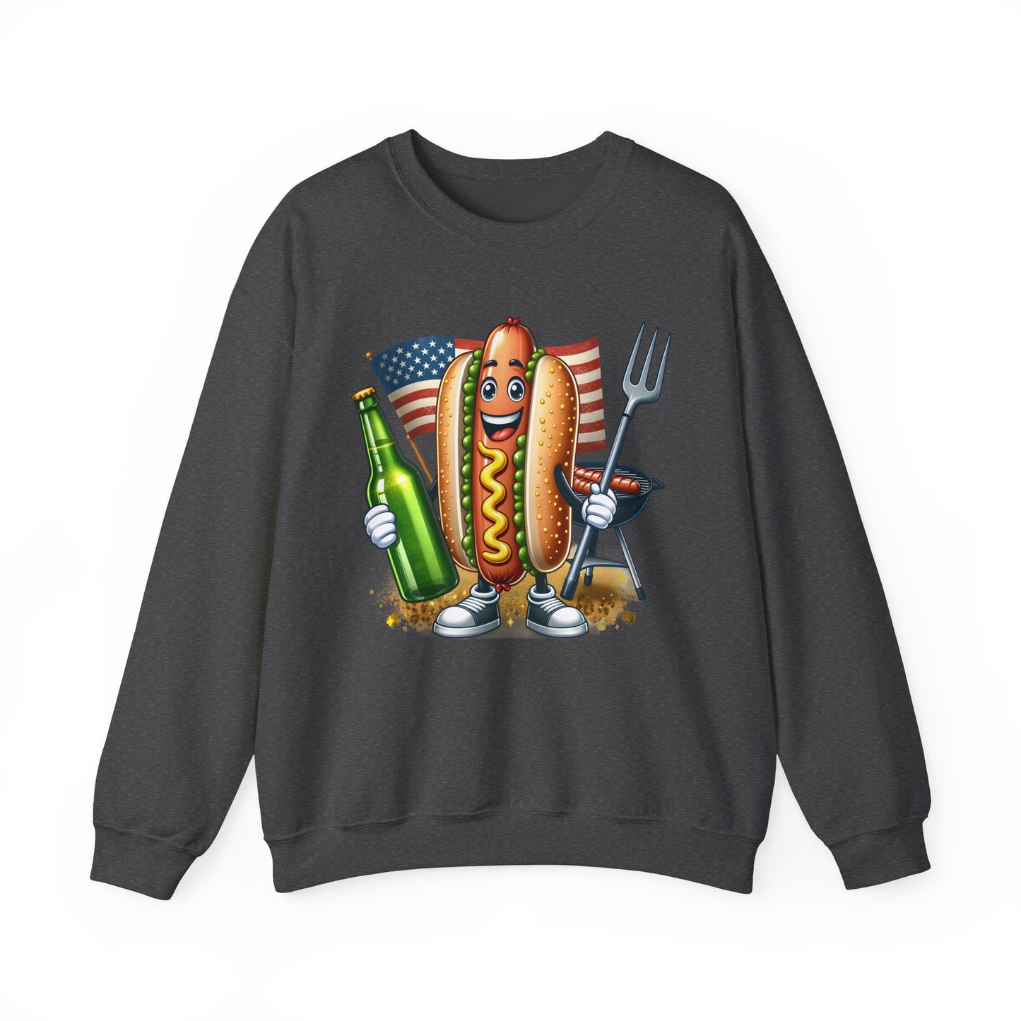Hot Dog and a Beer Sweatshirt