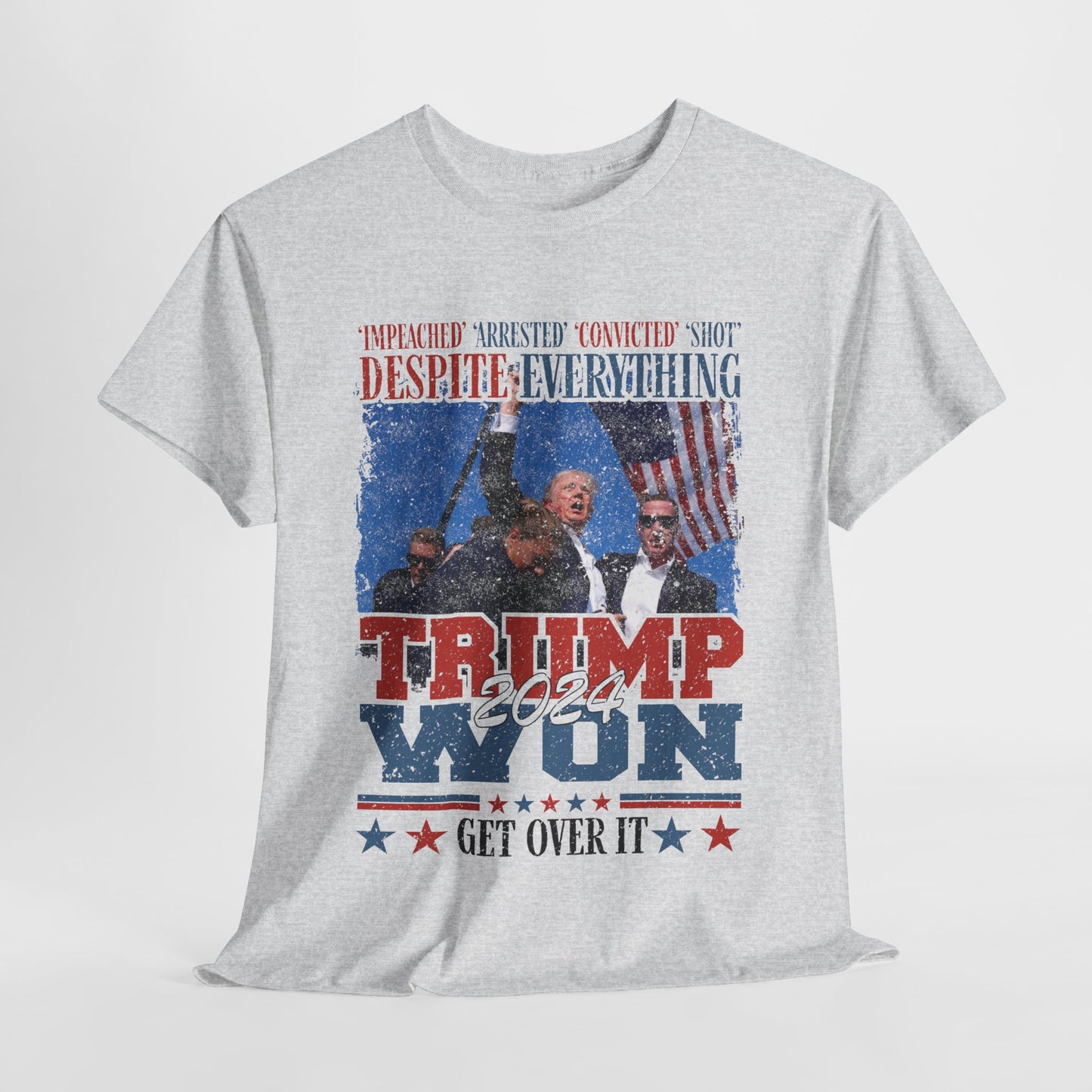Donald Trump - Trump Won 2024 Get Over It T-Shirt