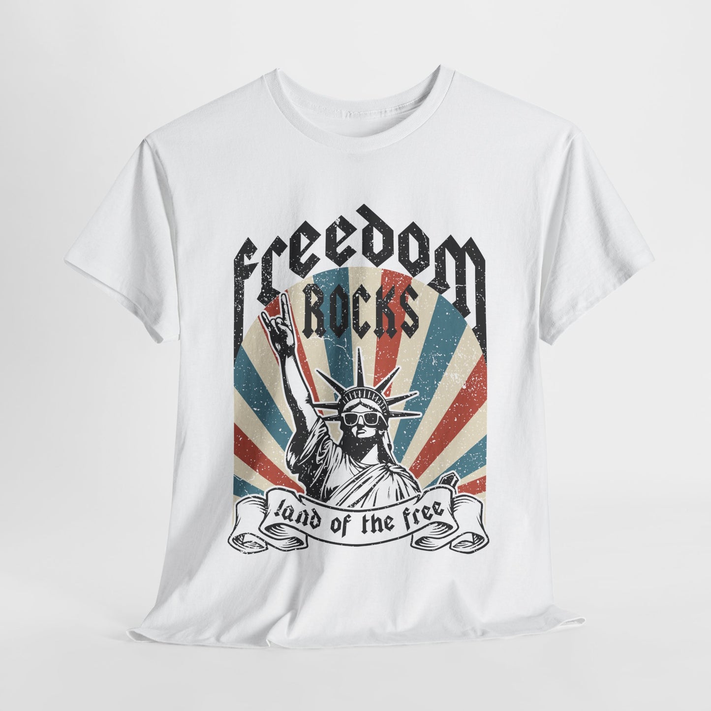 Statue of Liberty - Freedom Rocks T-Shirt