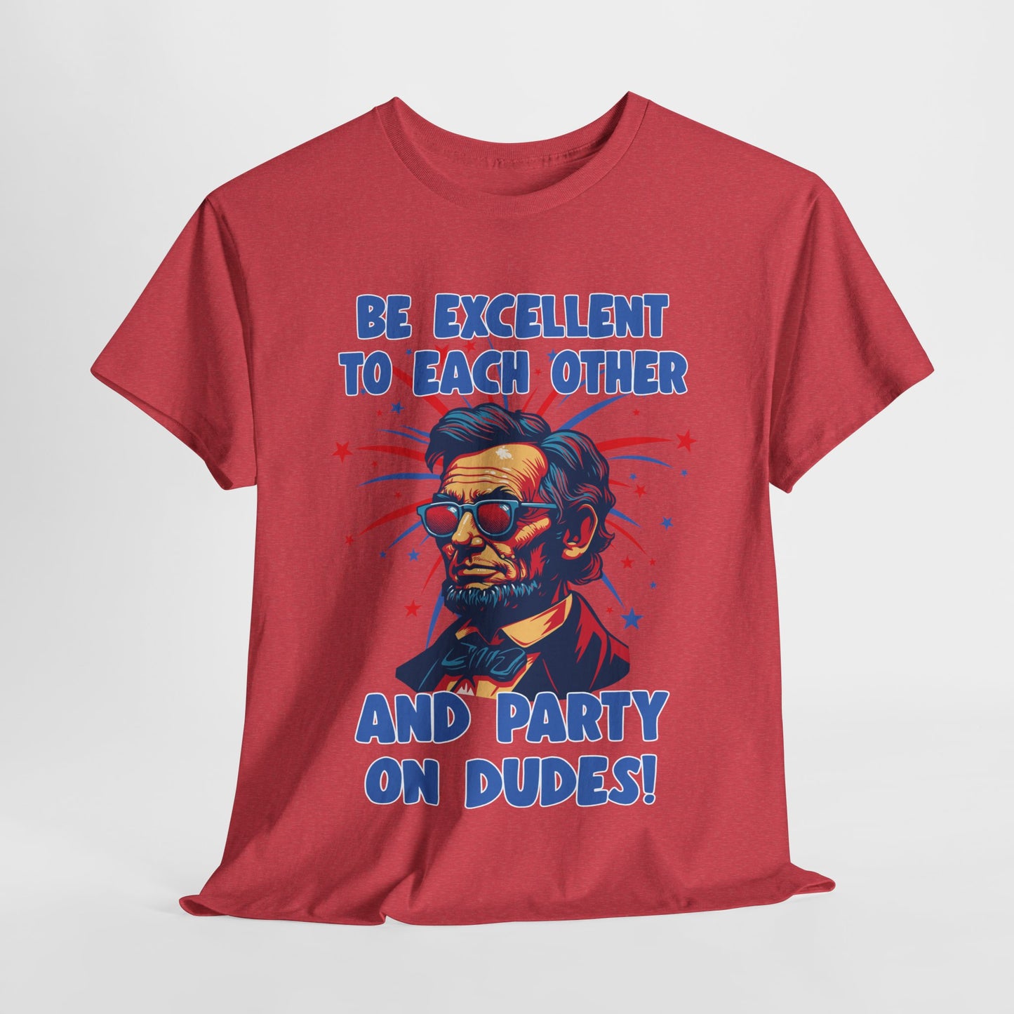 Abe Lincoln - Party on Dudes! T-Shirt