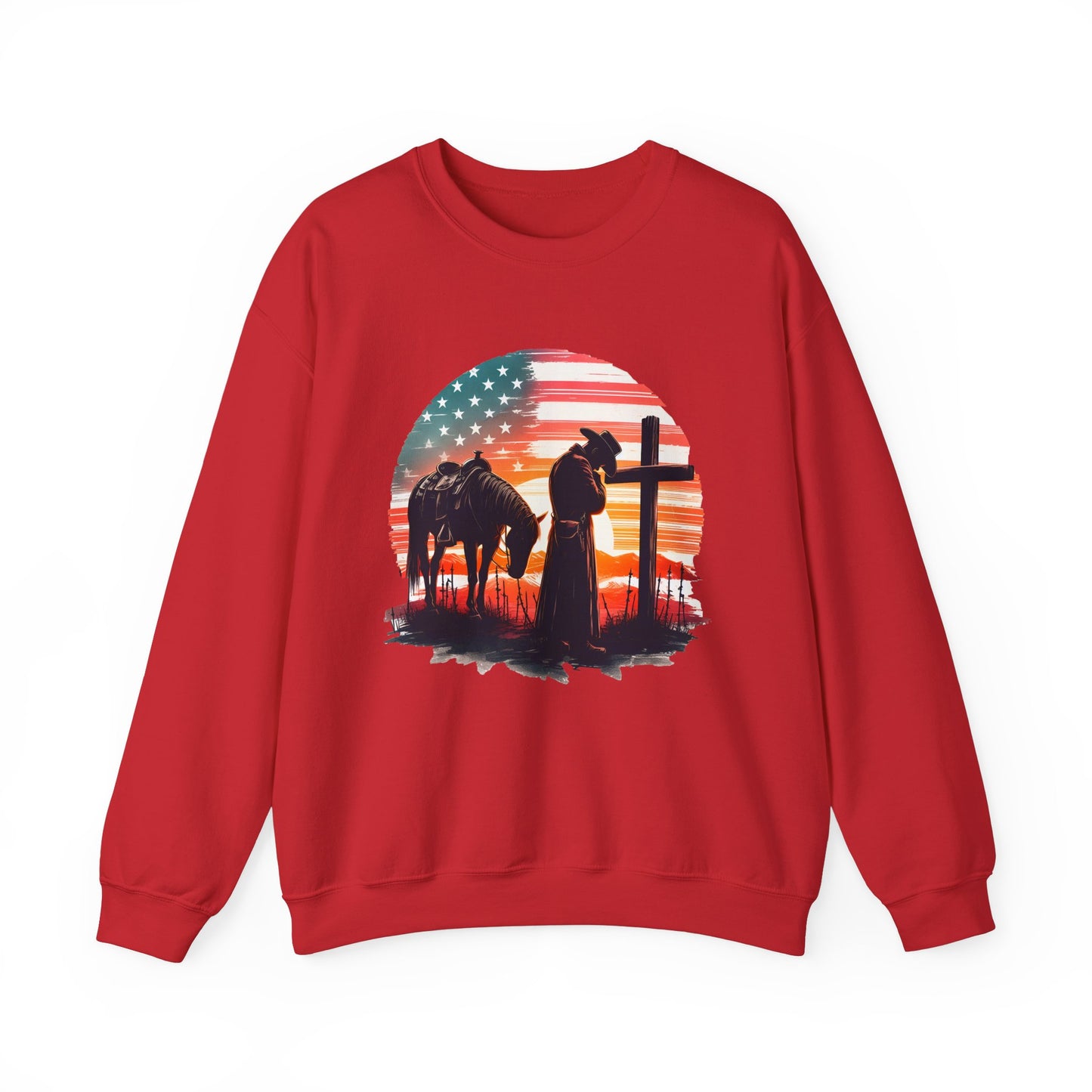 Cowboy Traveler at Cross Sweatshirt