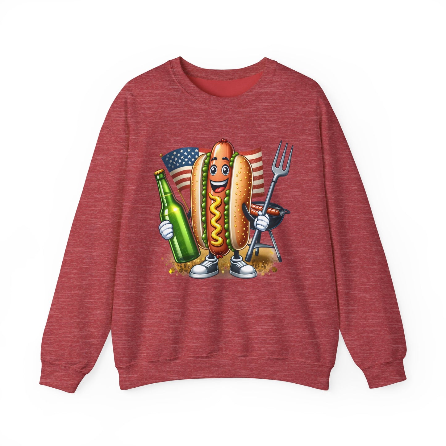 Hot Dog and a Beer Sweatshirt