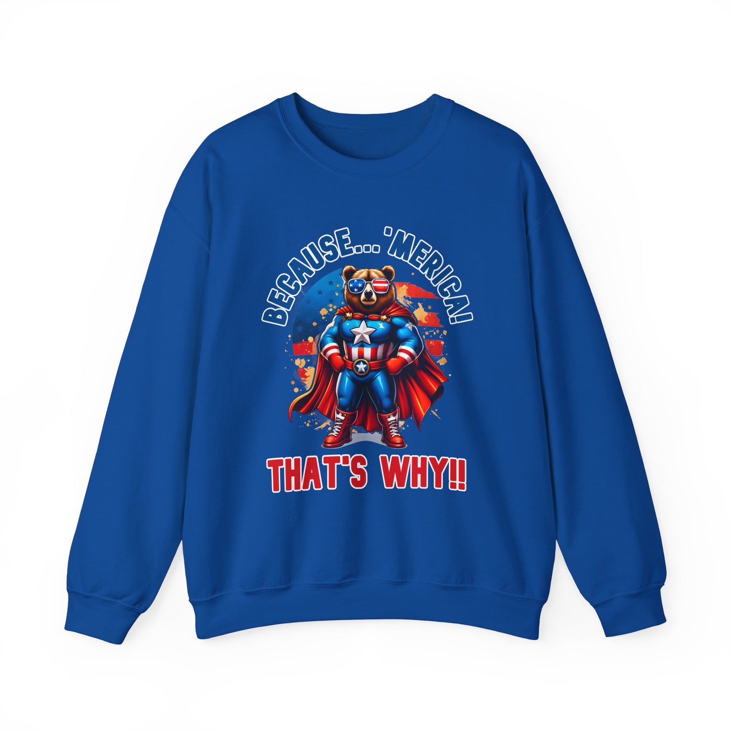 Because 'Merica! That's Why!! #2 Sweatshirt