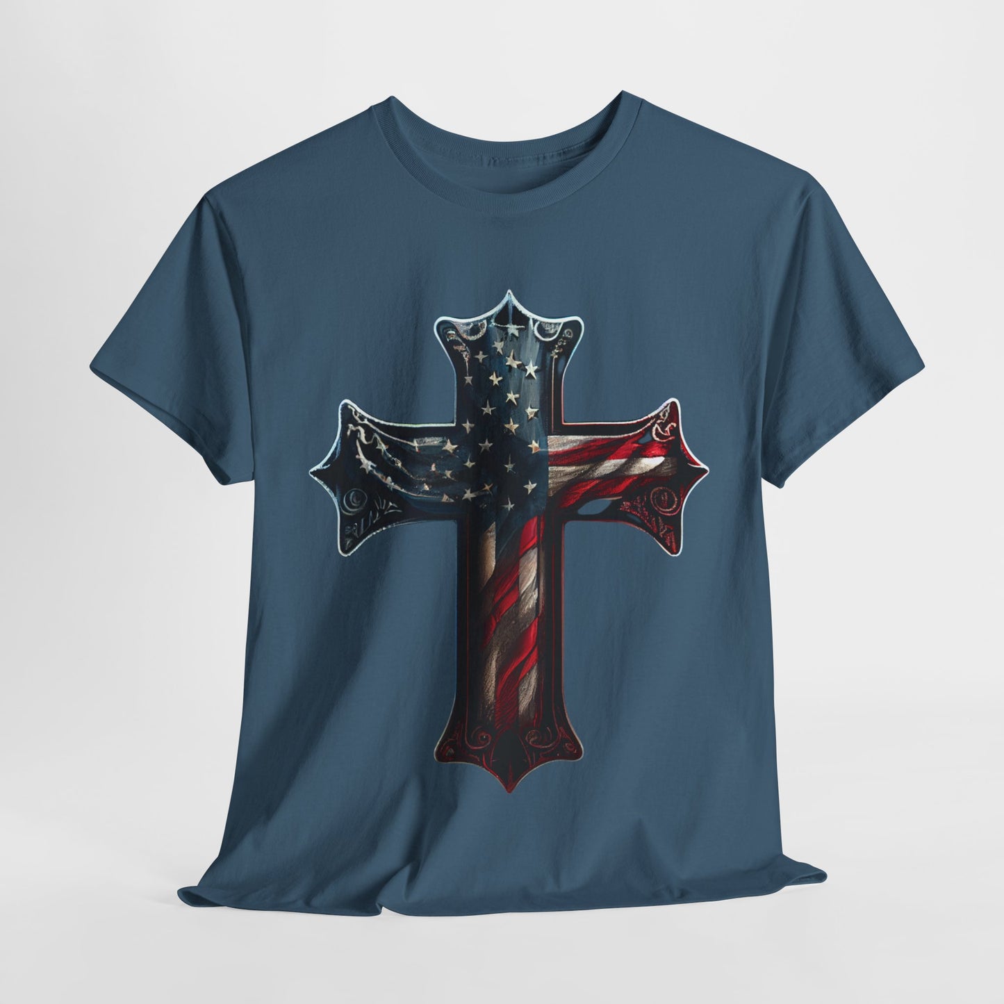 American Flag Cross #2 T-Shirt