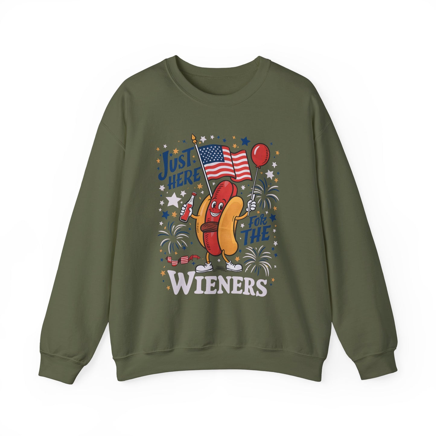 Just Here for the Wieners #1 Sweatshirt