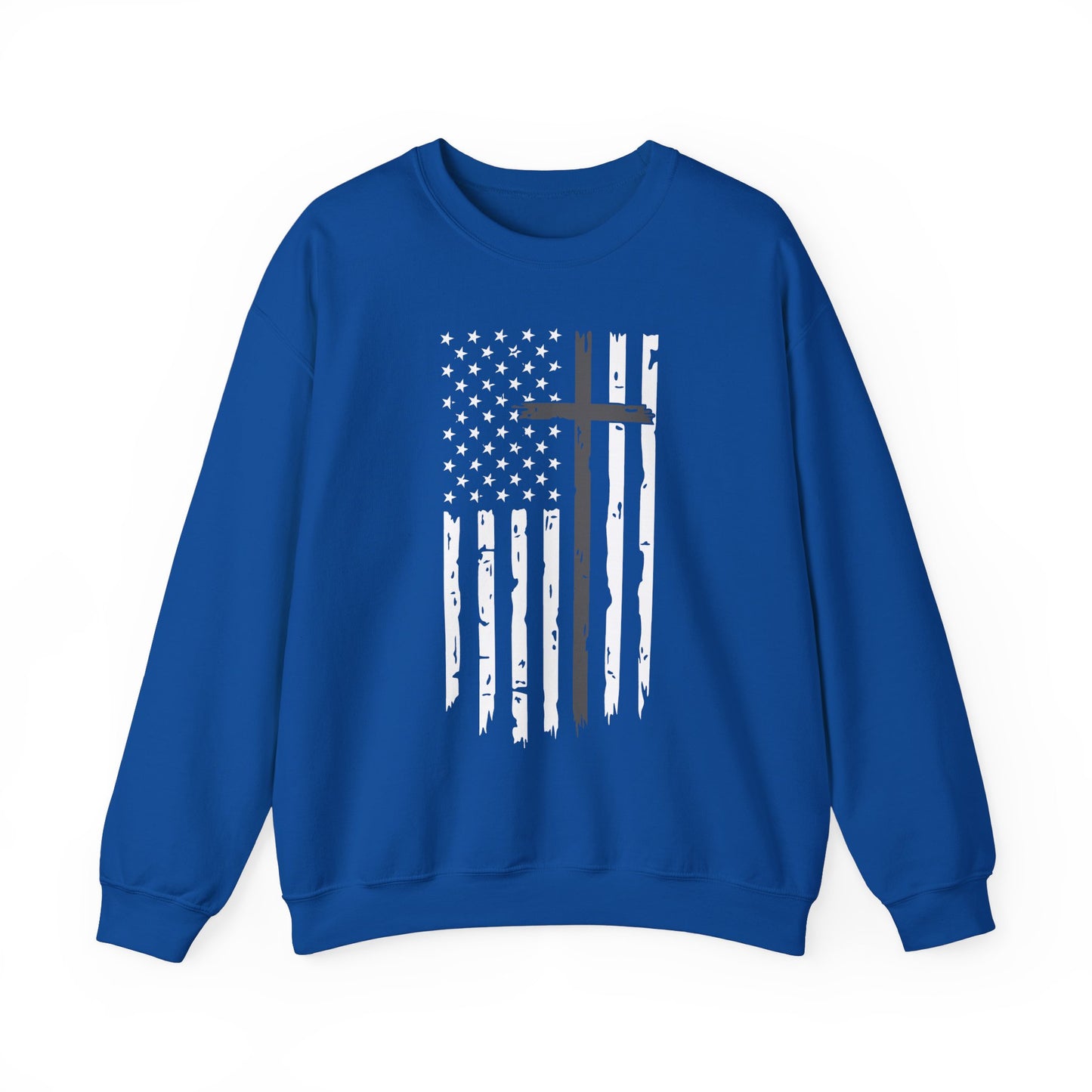 Thin Gray Line Cross - Corrections Sweatshirt