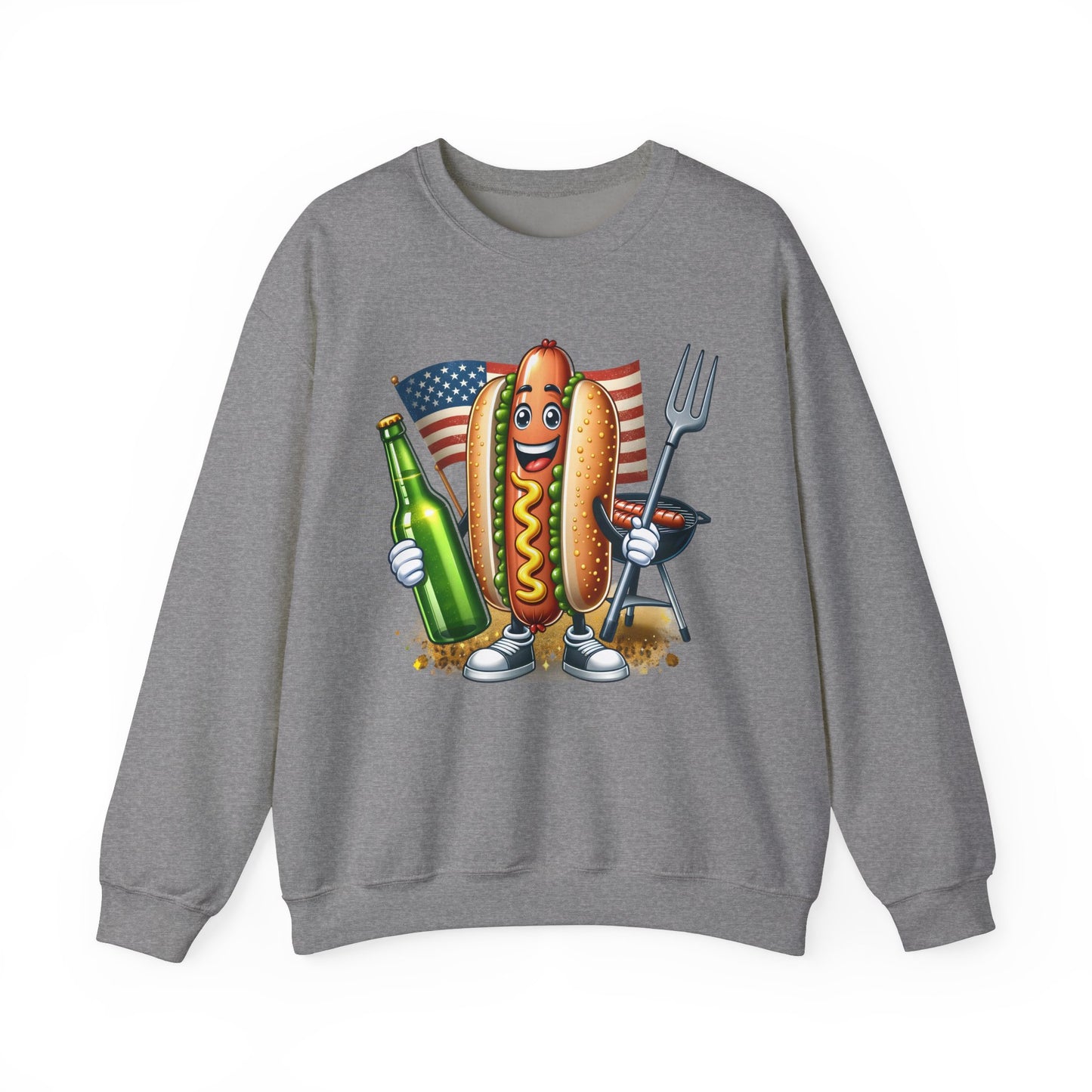 Hot Dog and a Beer Sweatshirt