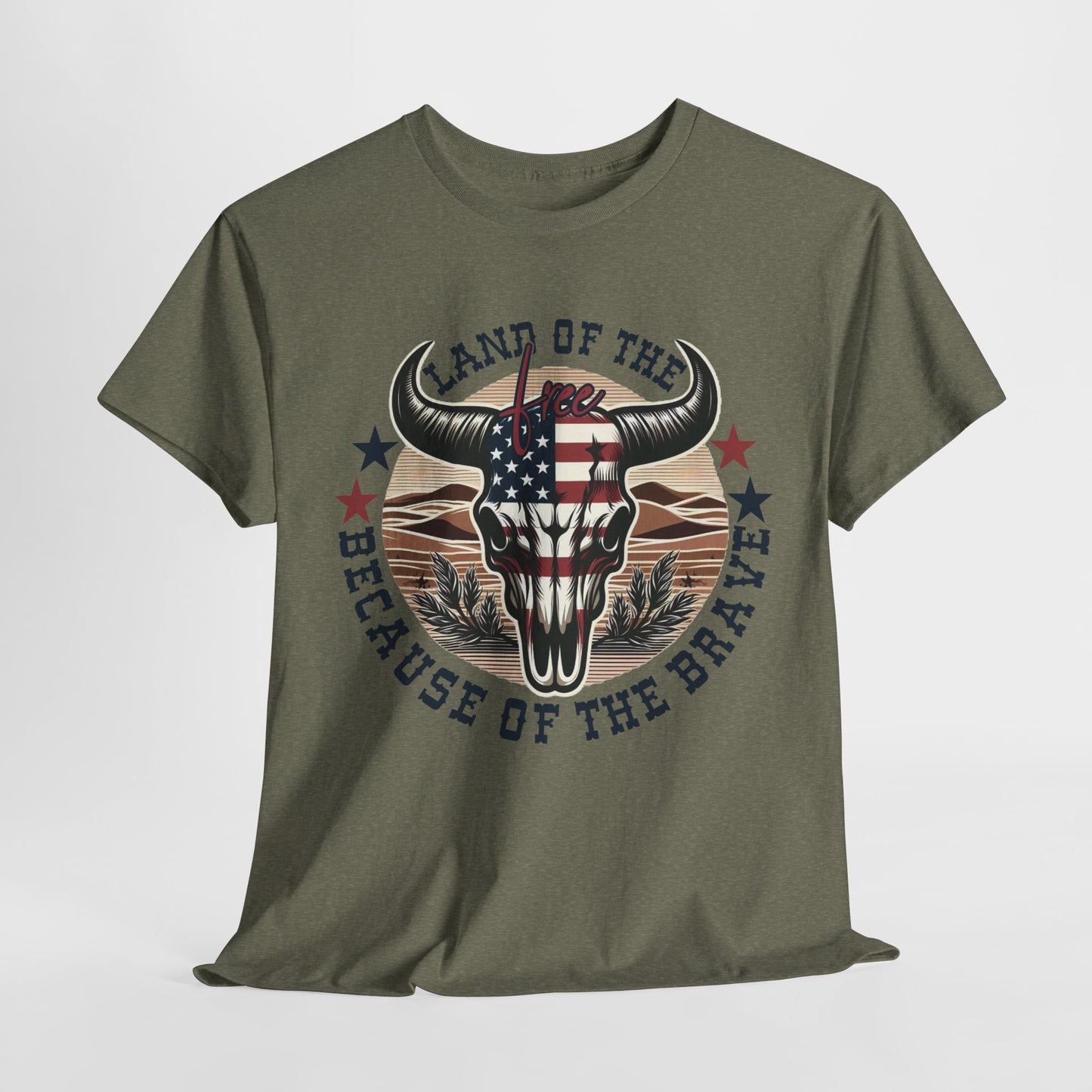 Land of the Free Because of the Brave #3 T-Shirt
