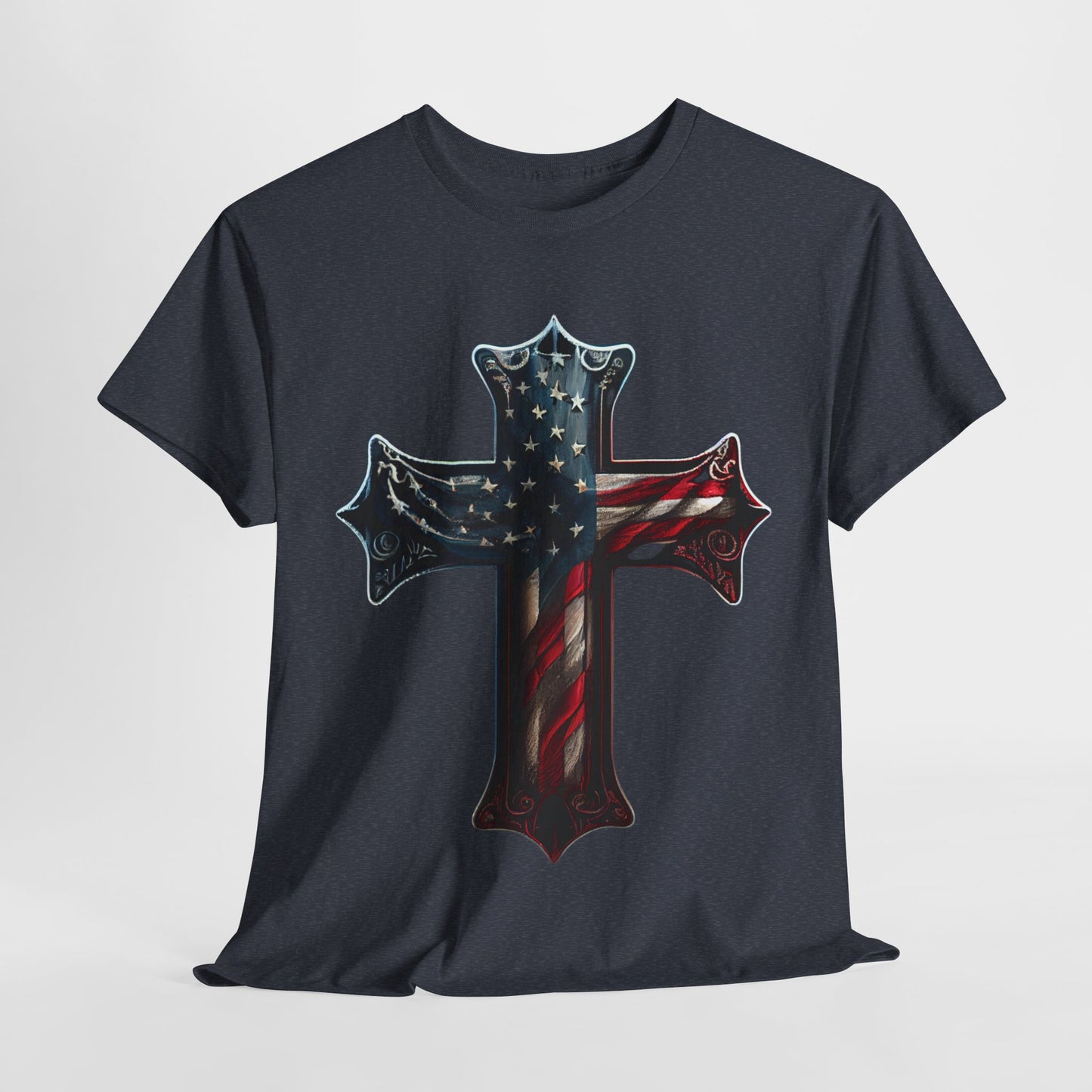 American Flag Cross #2 T-Shirt