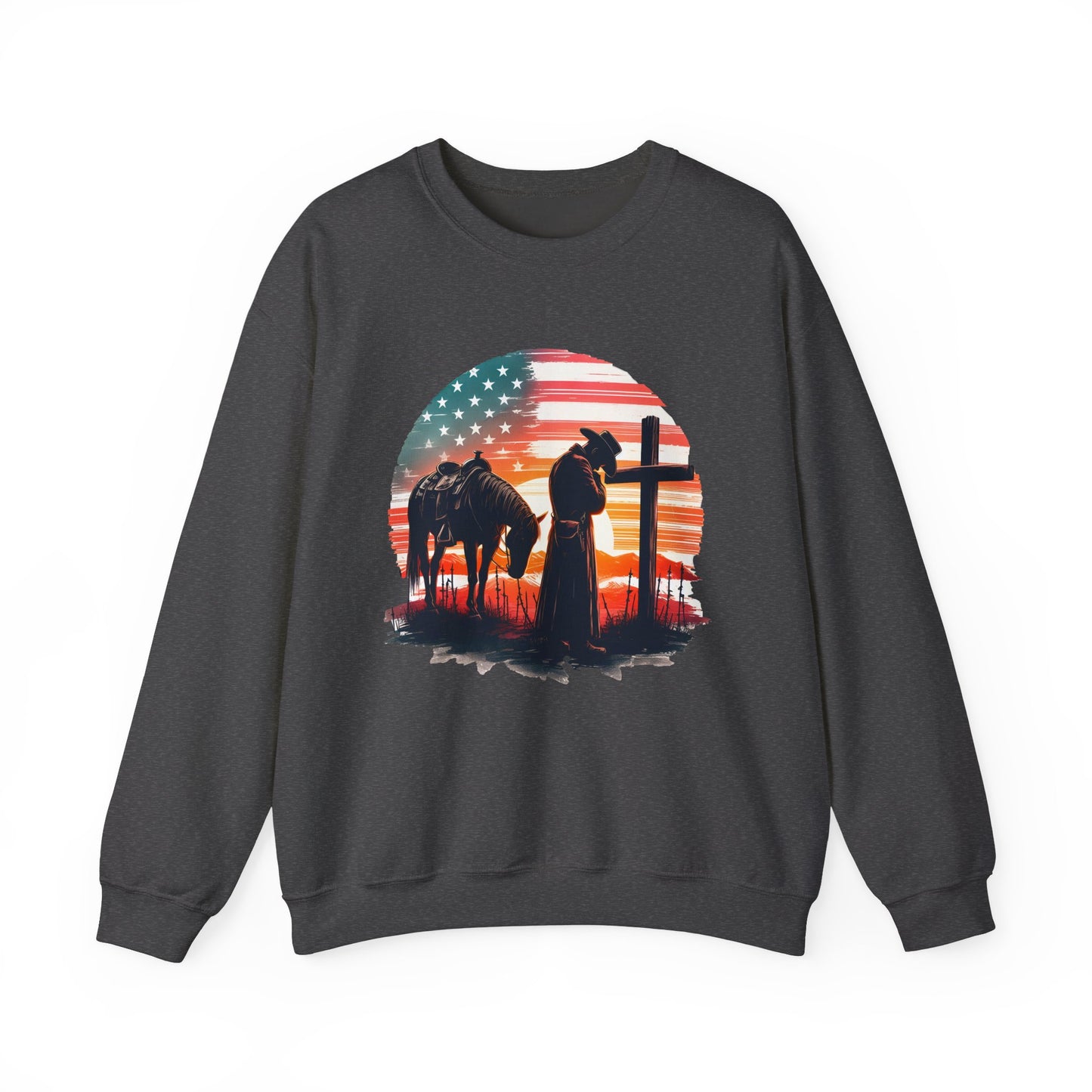 Cowboy Traveler at Cross Sweatshirt